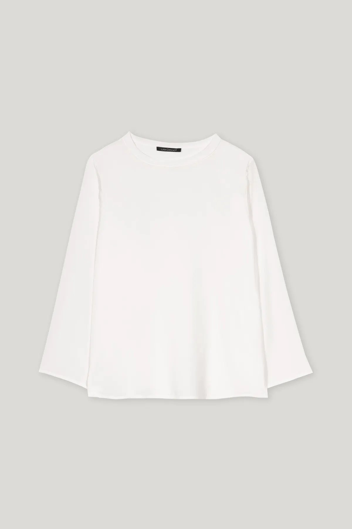 LUISA CERANO 
                
                                            328304/7600-0 Damen Shirt mit Rücken-Patch weiß