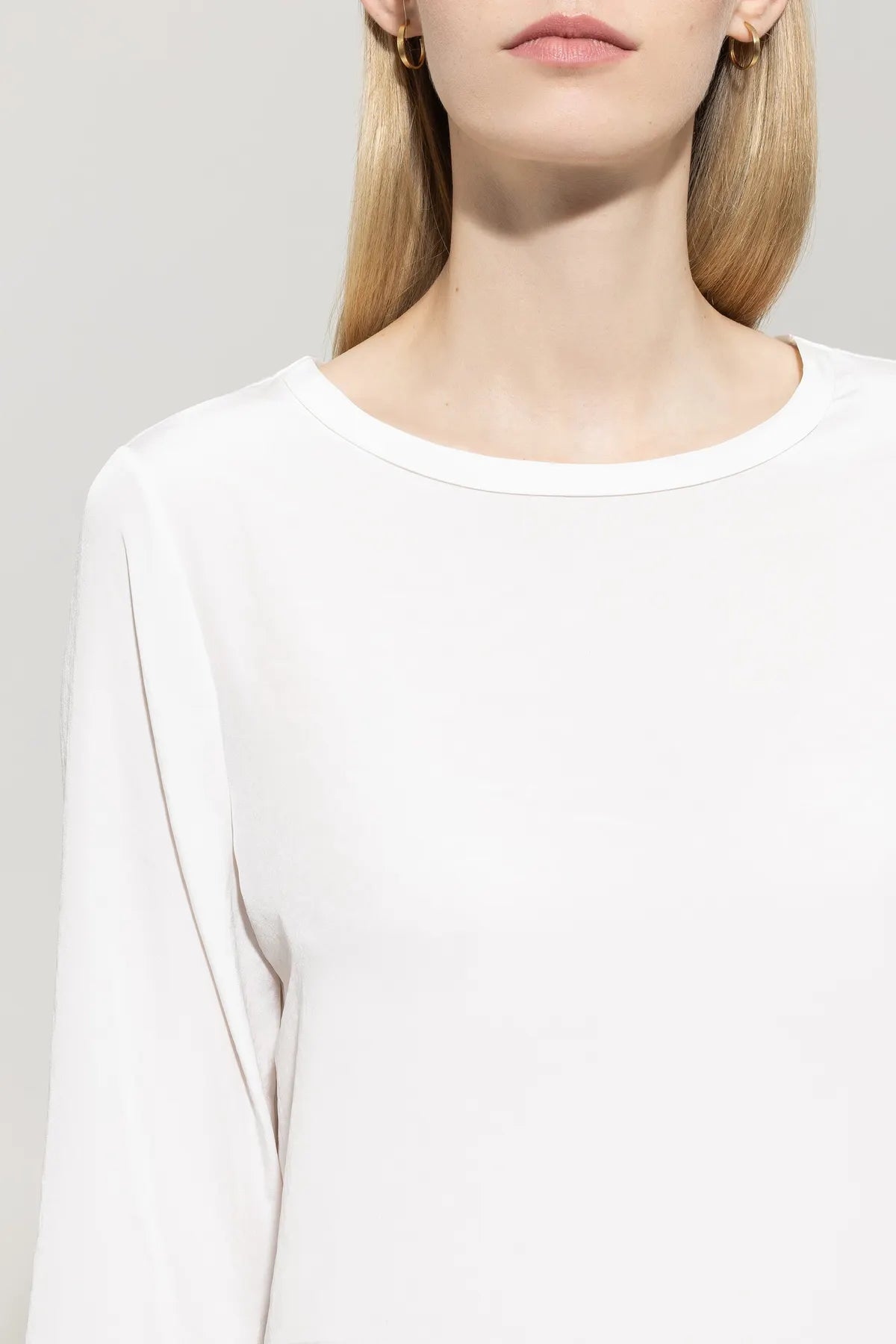 LUISA CERANO 
                
                                            328304/7600-0 Damen Shirt mit Rücken-Patch weiß