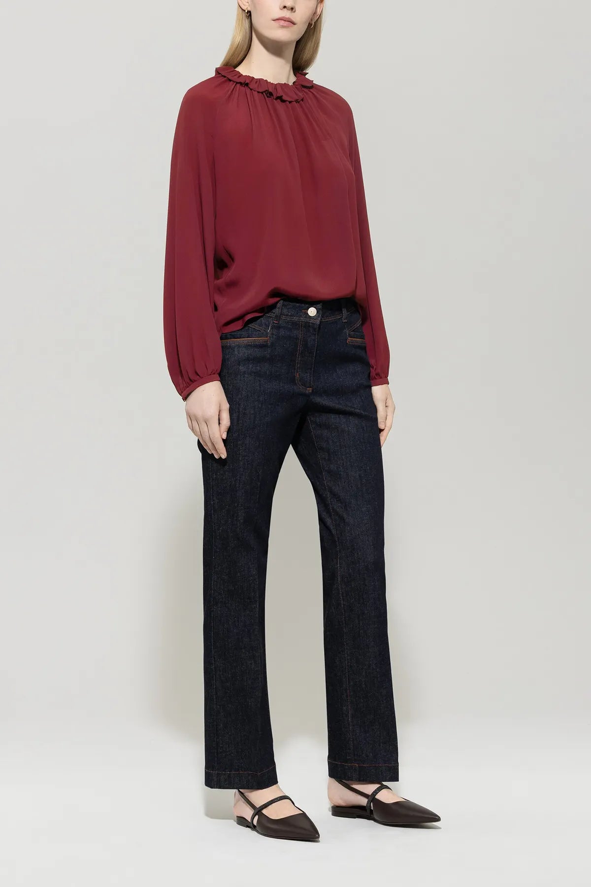 LUISA CERANO
                
                                            228621/2179-0 Bluse berry red