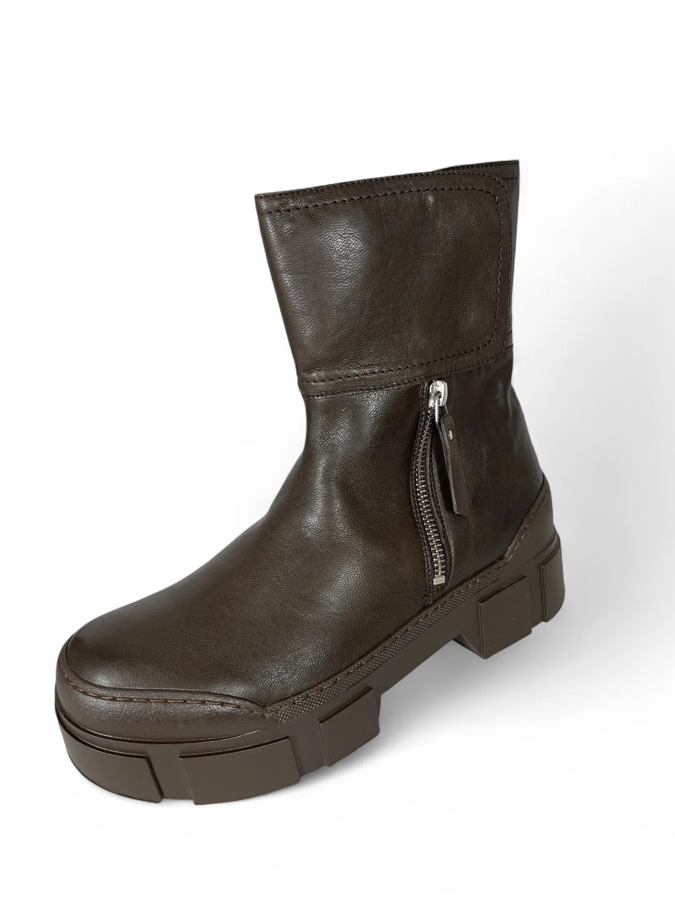 VIC MATIE 4004 ROCK Damen Boots mit Zierlasche Braun