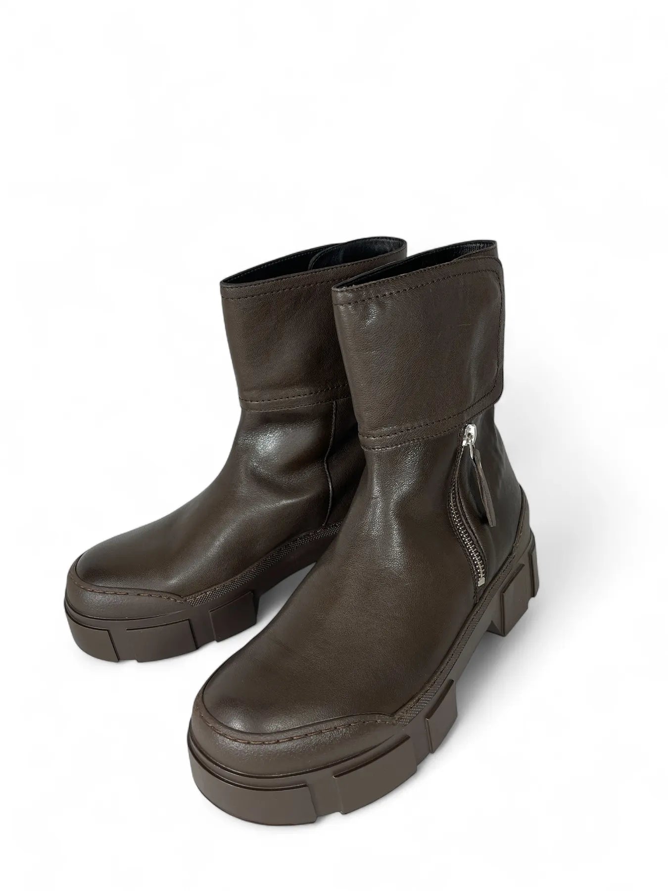 VIC MATIE 4004 ROCK Damen Boots mit Zierlasche Braun