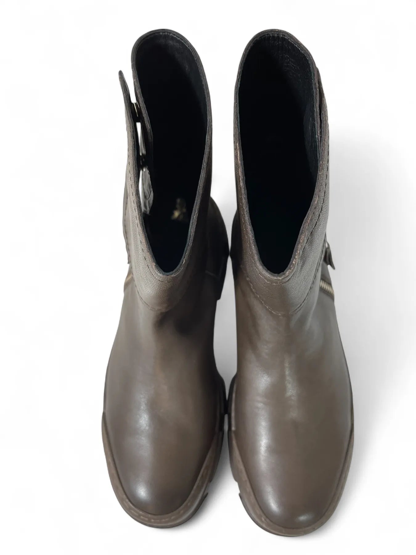 VIC MATIE 4004 ROCK Damen Boots mit Zierlasche Braun