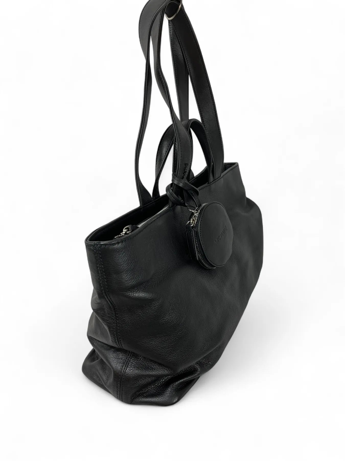 VIC MATIE  0609 TRAVEL Leder Tasche Nero