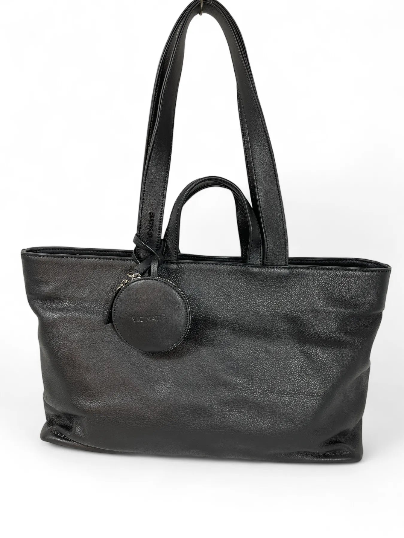 VIC MATIE  0609 TRAVEL Leder Tasche Nero