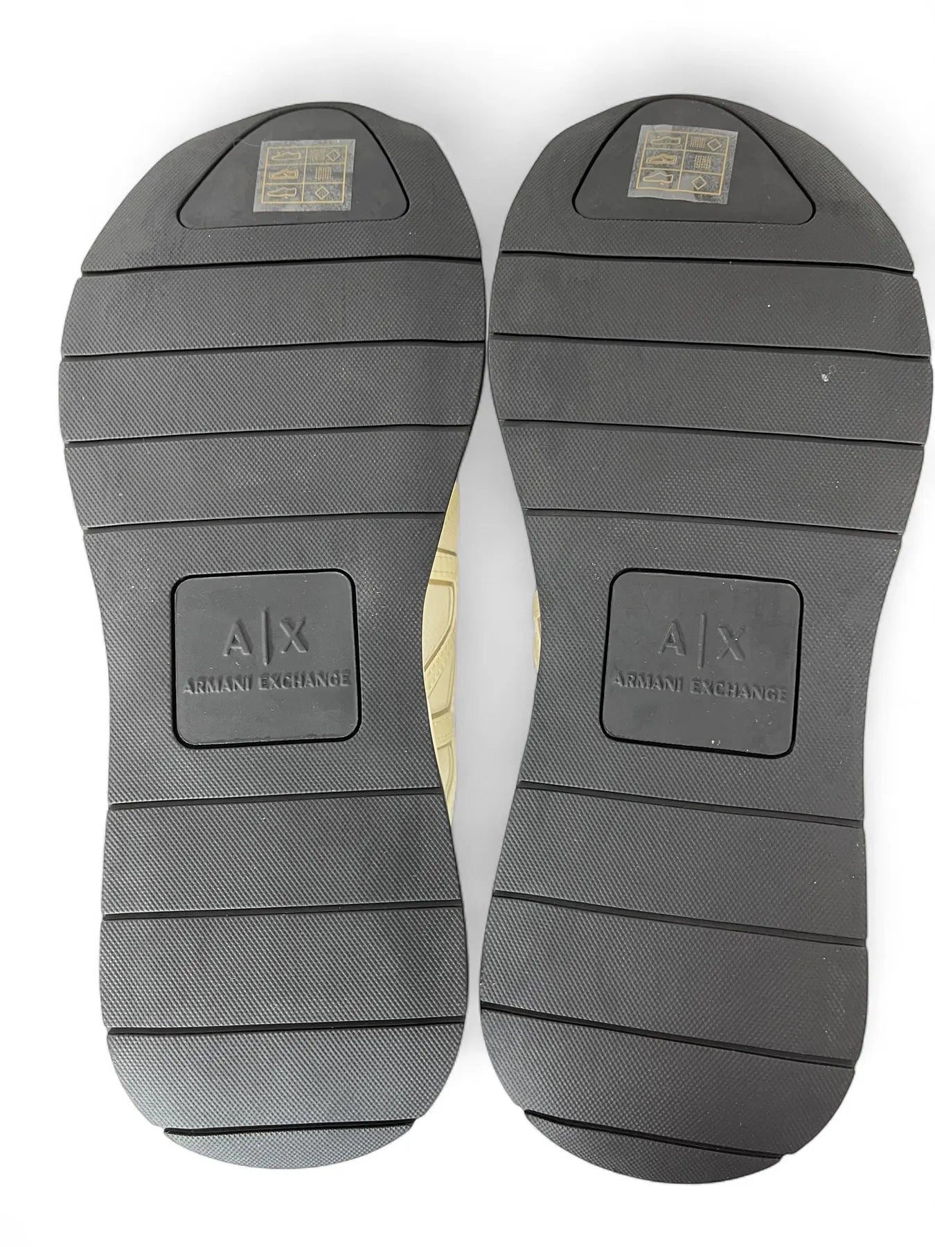 ARMANI XDX039 XV311 DAMEN SNEAKER OFF WHITE PALE GOLD MZ128