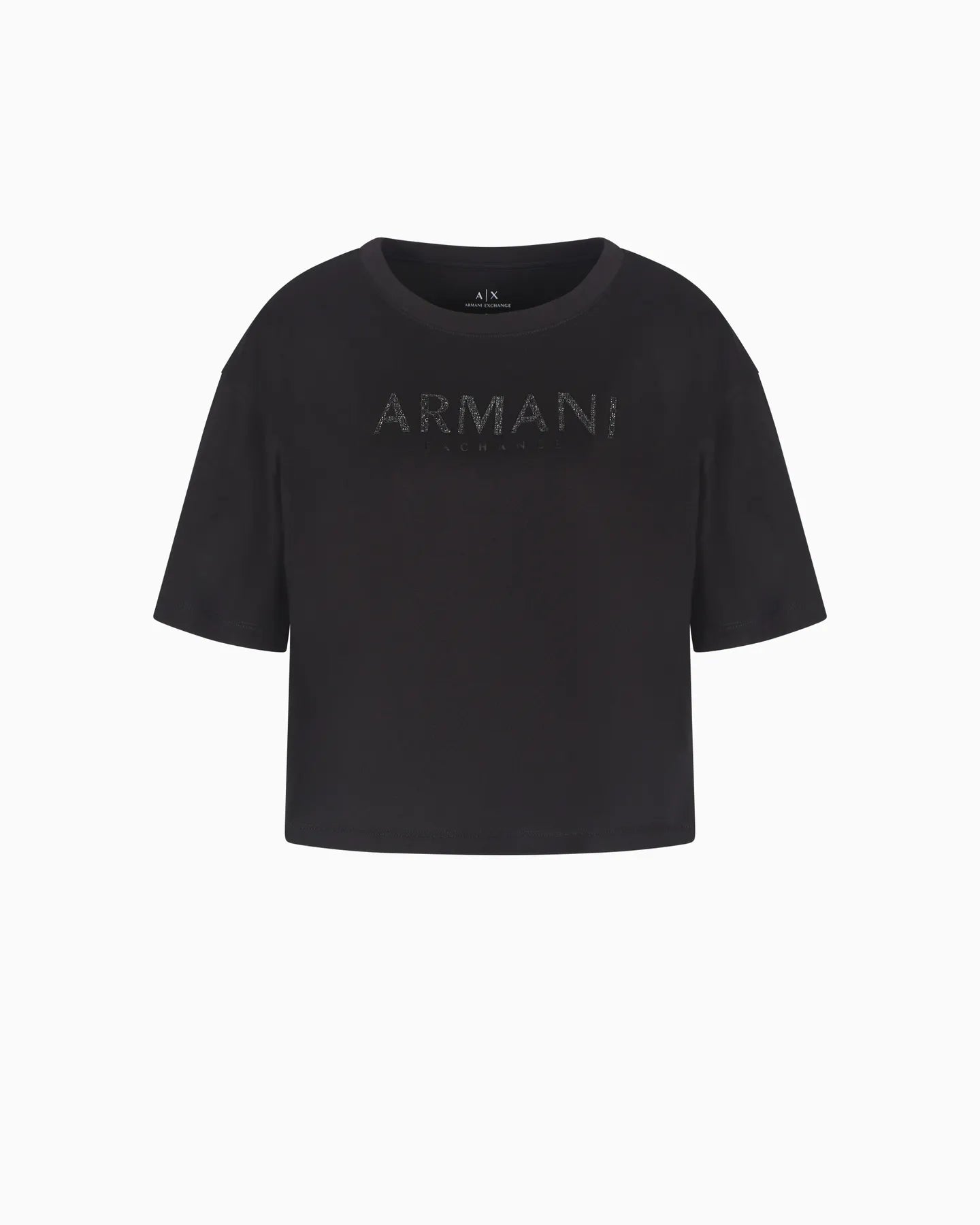 ARMANI XW001364 AF15085 DAMEN T-SHIRT STRASS-LOGO