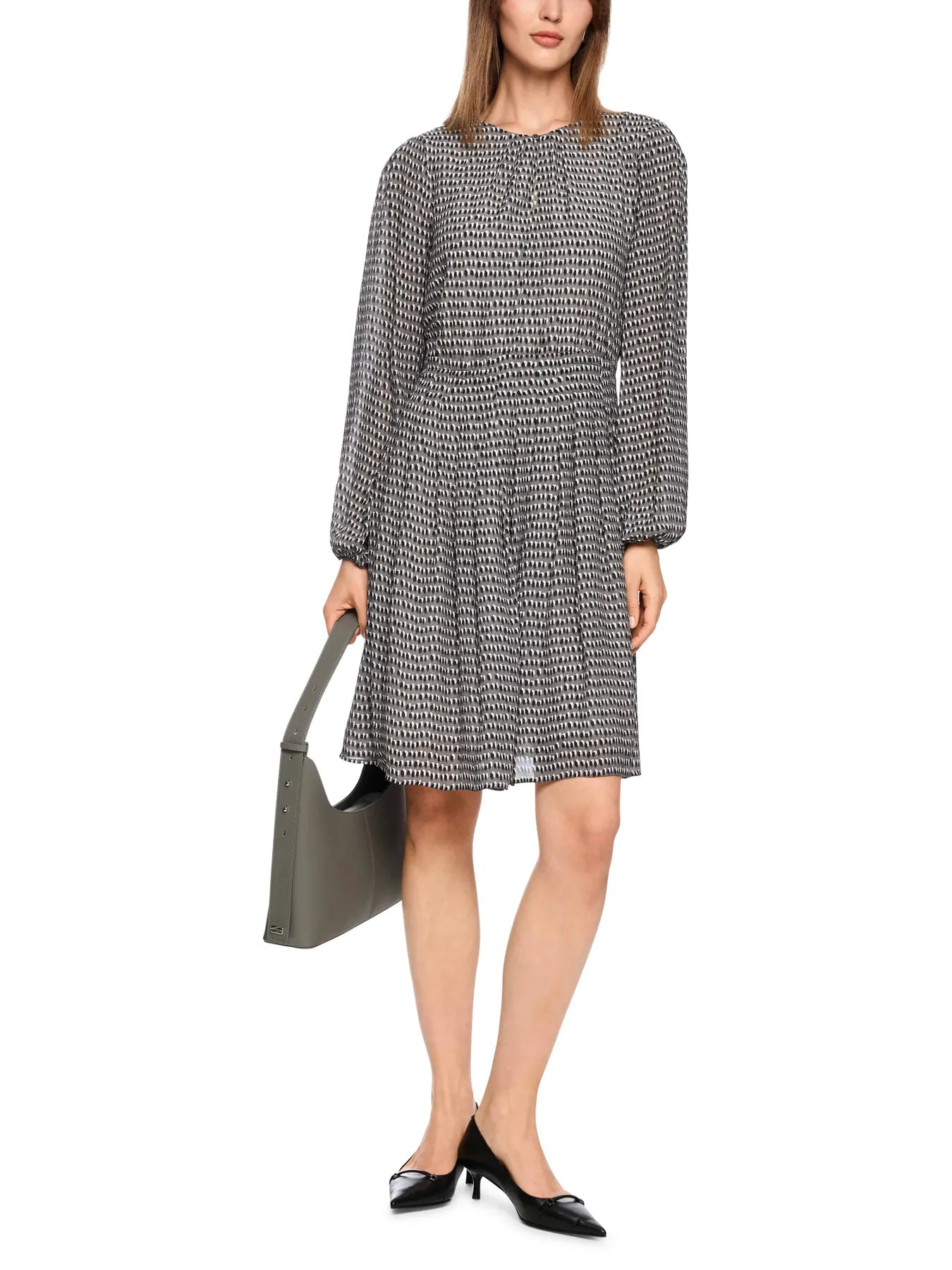 MARC CAIN 
                
                                            ZC 21.30 W76 Viskosekleid mit Raffung soft charcoal