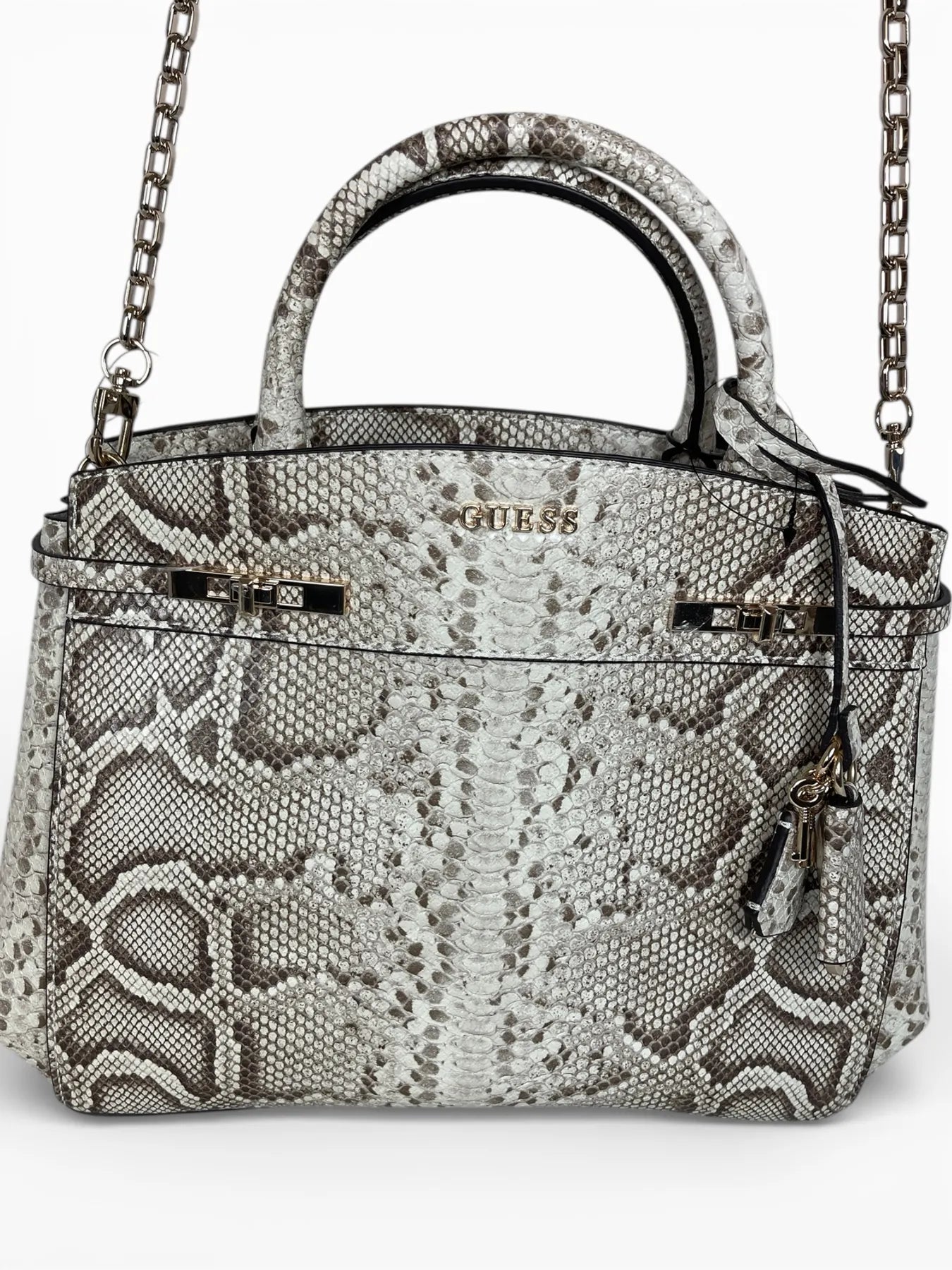 GUESS HWKG99 33060 HANDTASCHE MELINDA  REPTIL NATURAL