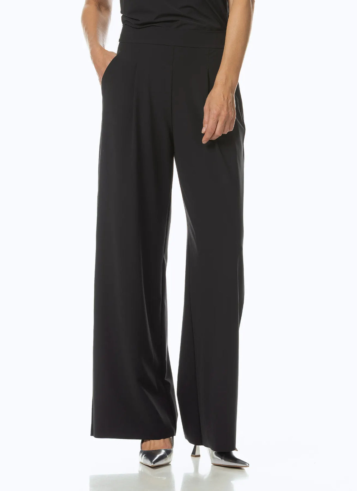 JAPAN TKY KONA LONG HOSE KNITTERFREI STRETCH DEEP BLACK