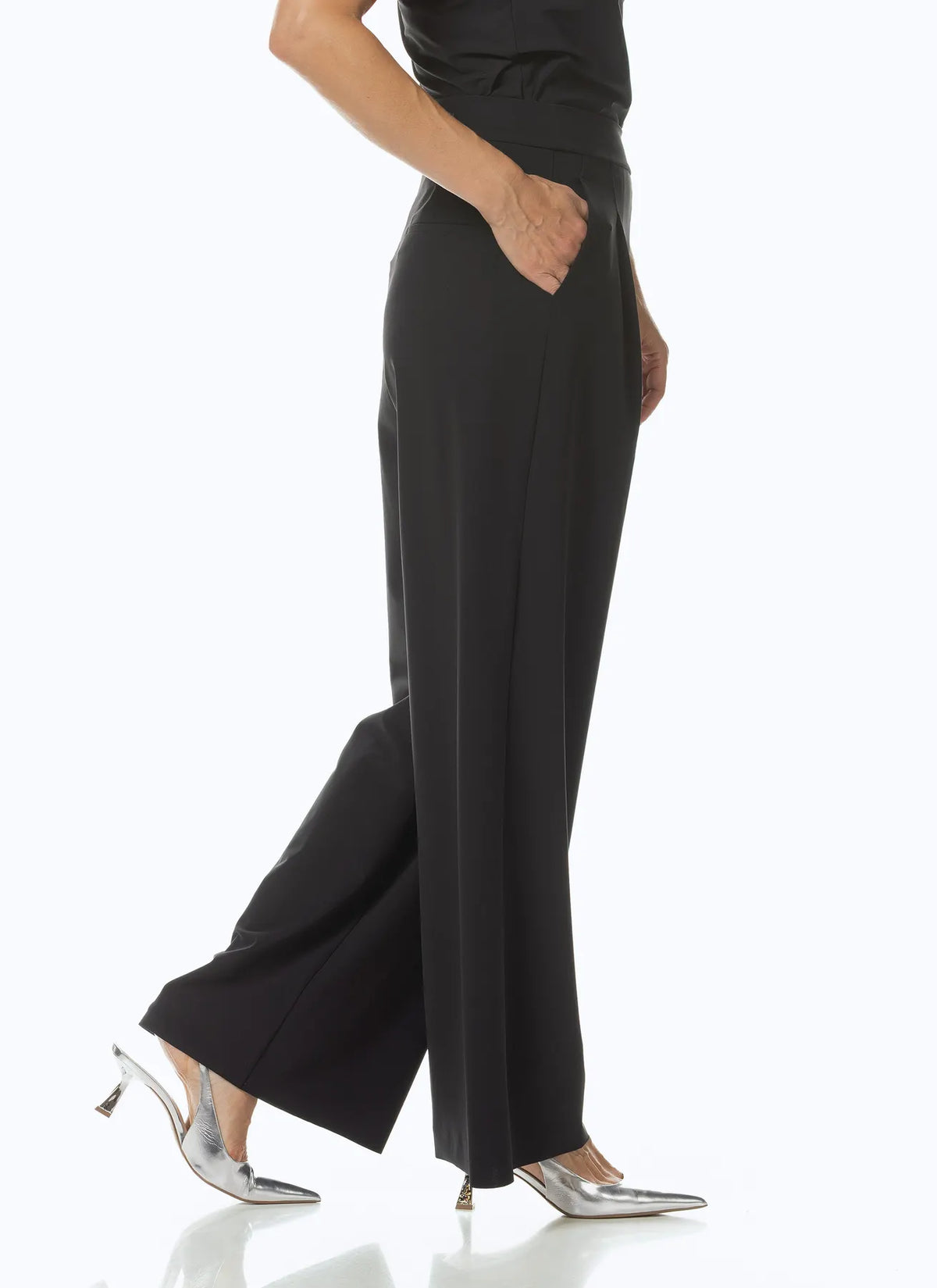 JAPAN TKY KONA LONG HOSE KNITTERFREI STRETCH DEEP BLACK