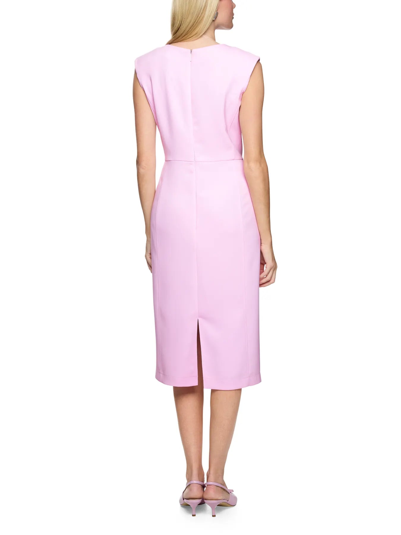 MARC CAIN 
                
                                            AC 21.06 W56 Tailliertes Kleid mit Faltendetail pink tulle
