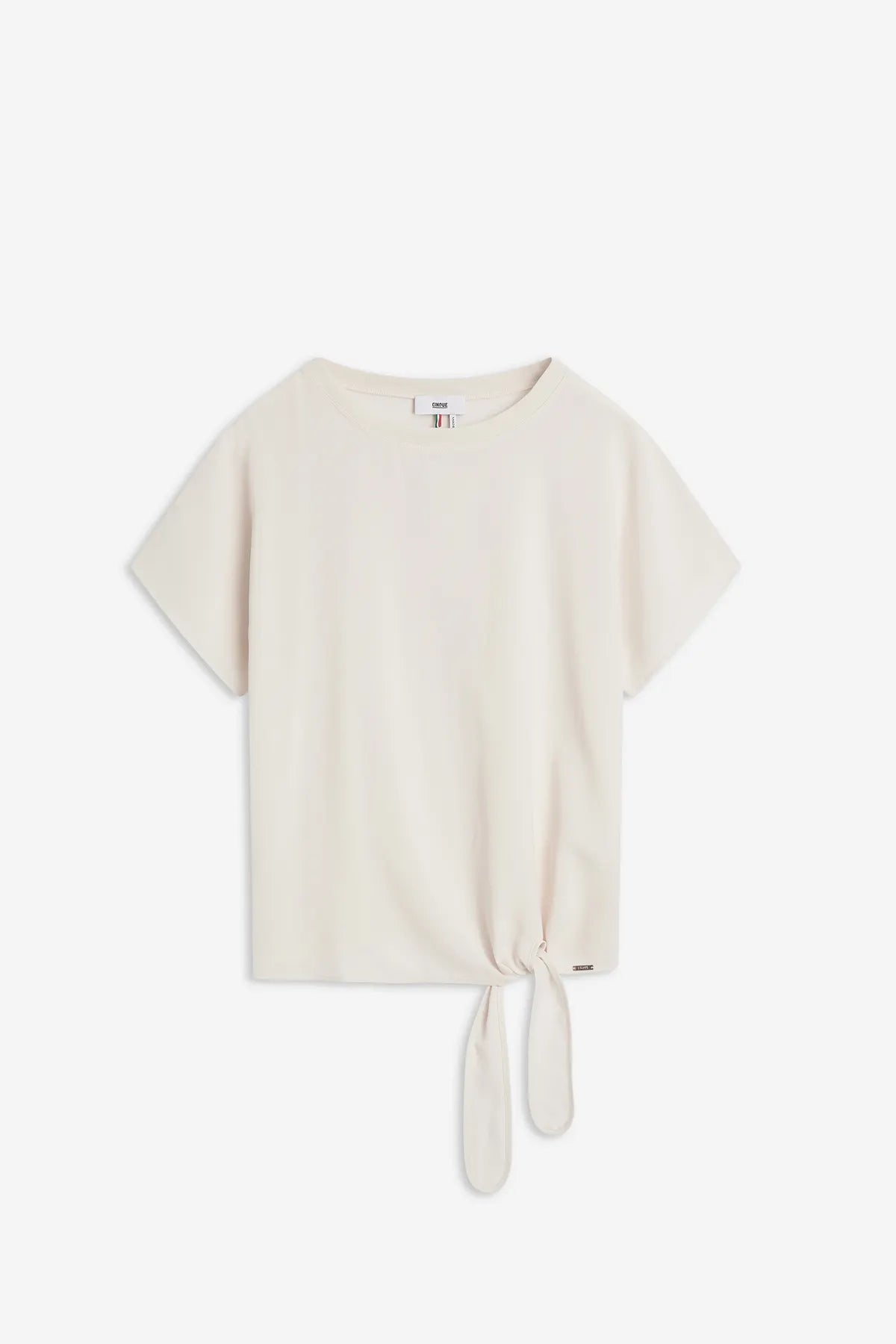 CINQUE 52428414 CIPERLA 
                
                    Damen T-Shirt mit Knoten