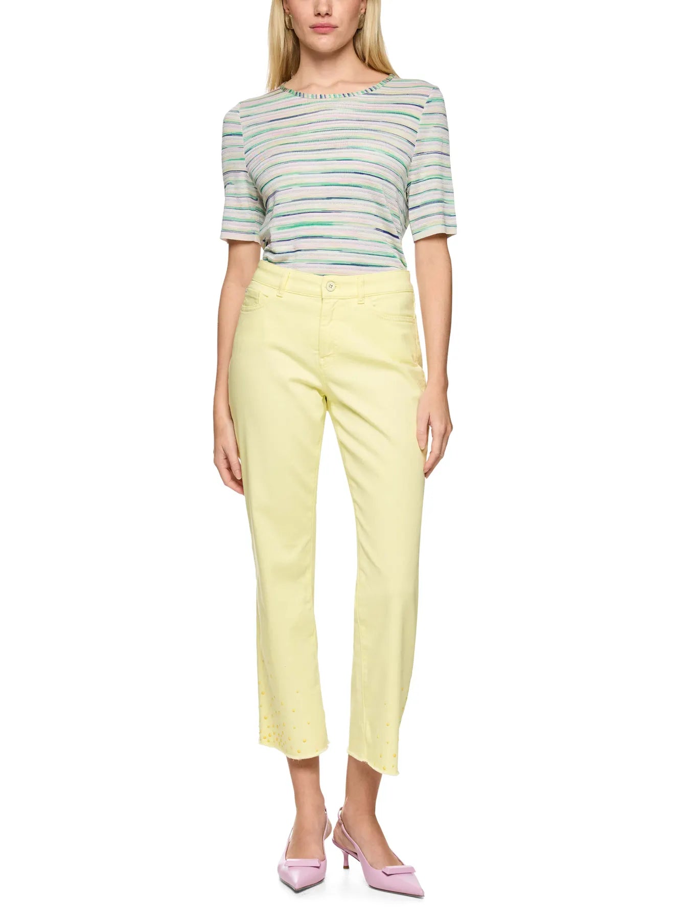 MARC CAIN AC 82.10 D03 Jeans FORLI mit Nieten deep limonella