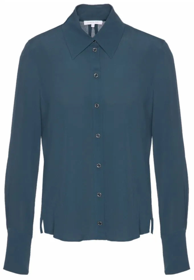 PATRIZIA PEPE  8C0629 A8I1  BLUSE PETROL BLUE