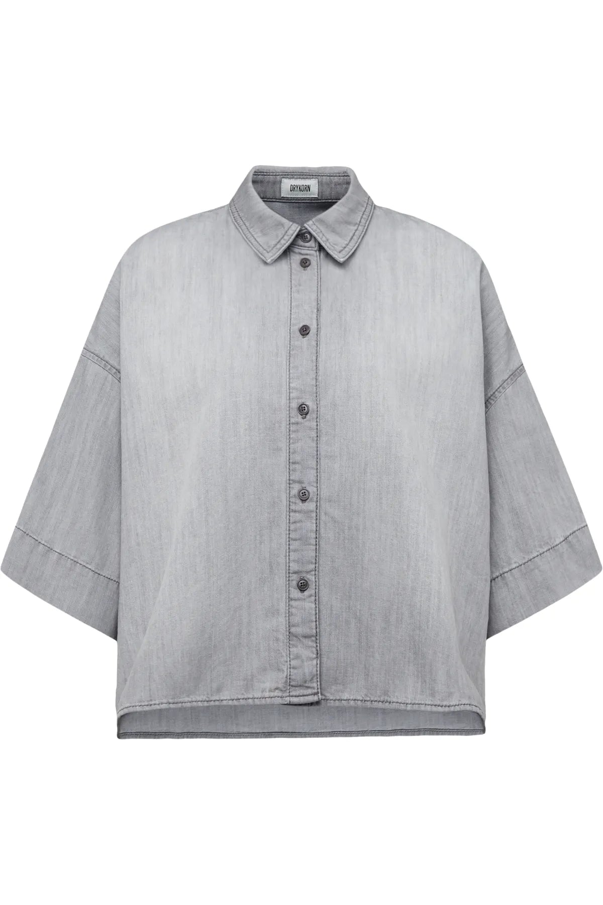 DRYKORN 260247 YARIKA 10 HEMDBLUSE GRAU 6600