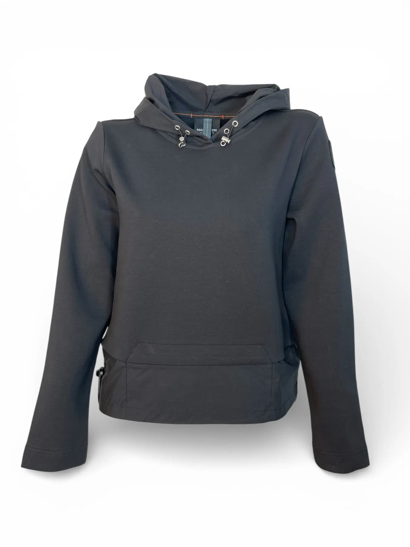 PARAJUMPERS TZ31 EDITA SWEATSHIRT HOODIE MATERIALMIX NERO 0541