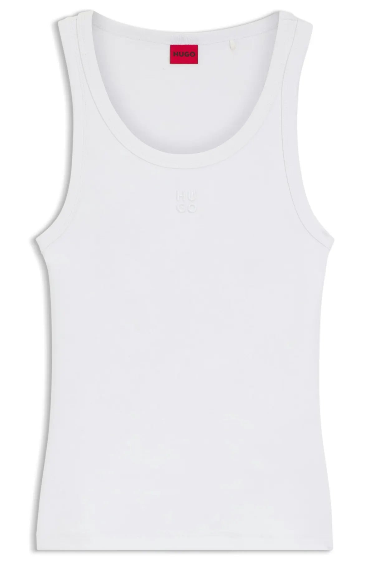 HUGO 50514489 Datamia 10258222 01 Damen Top Weiß