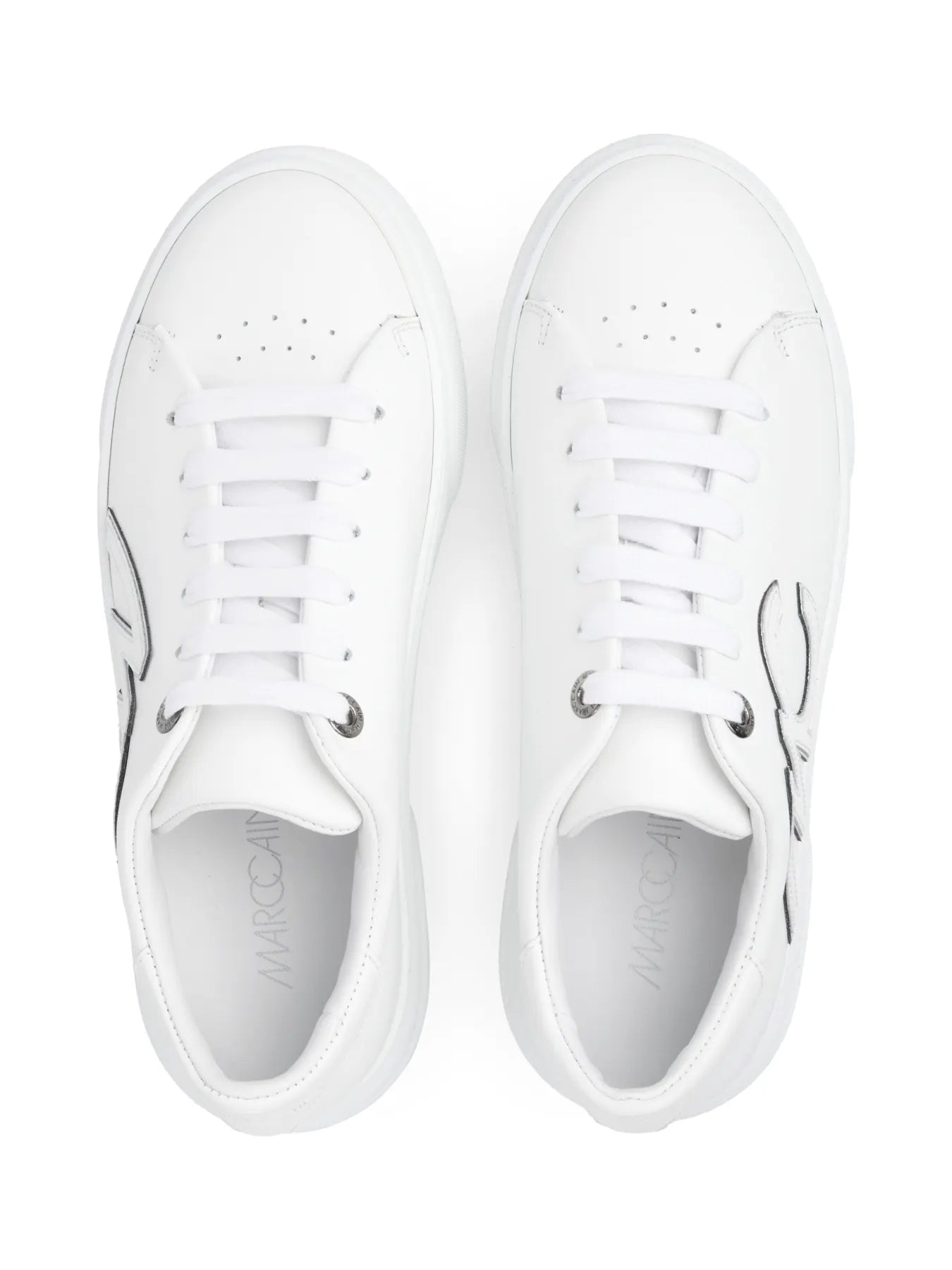 MARC CAIN 
                
                                            AC SH.03 L22 Leder Sneaker Weiß