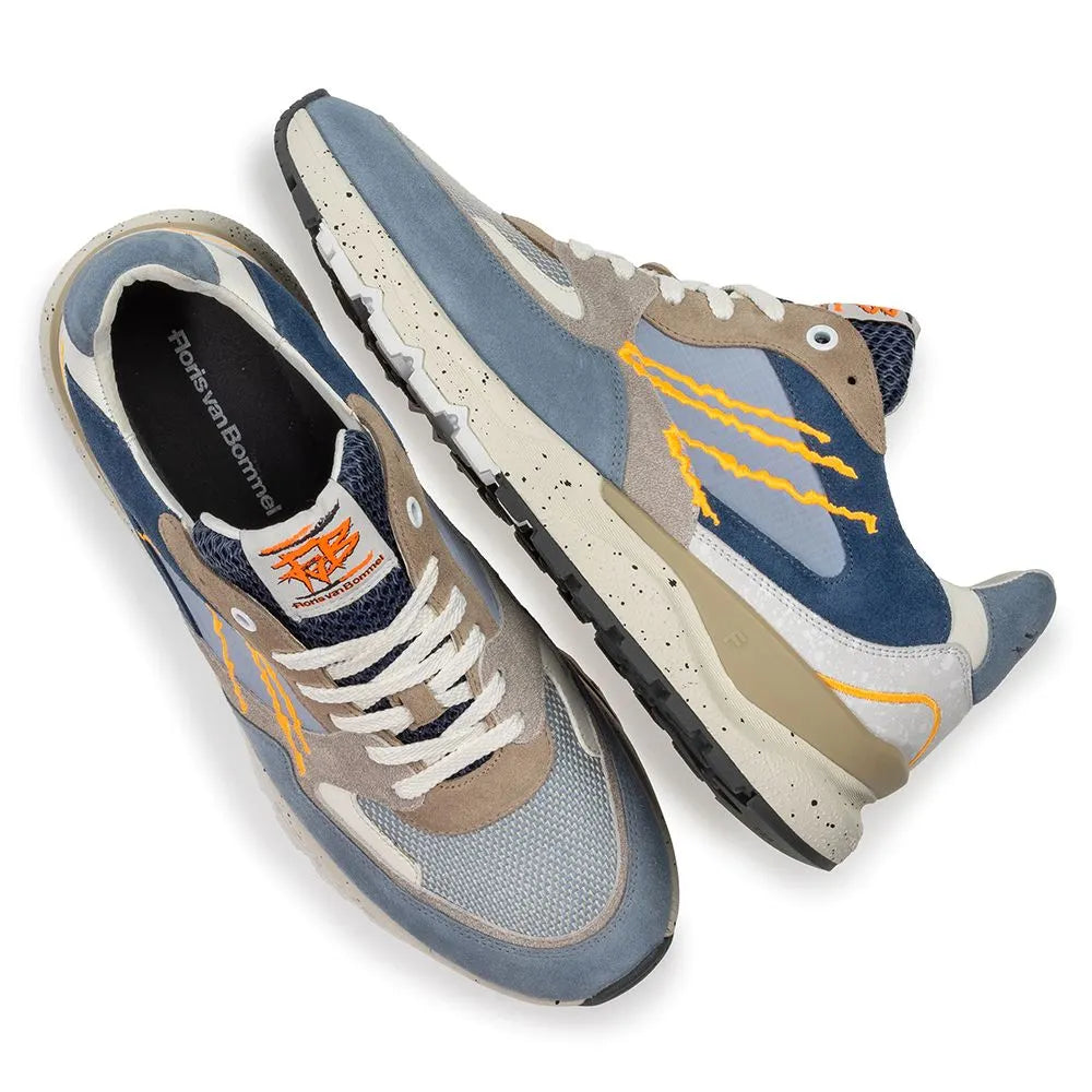 VAN BOMMEL SFM-10243-42-02 SNEAKER De Treener 06.07 lightblue
