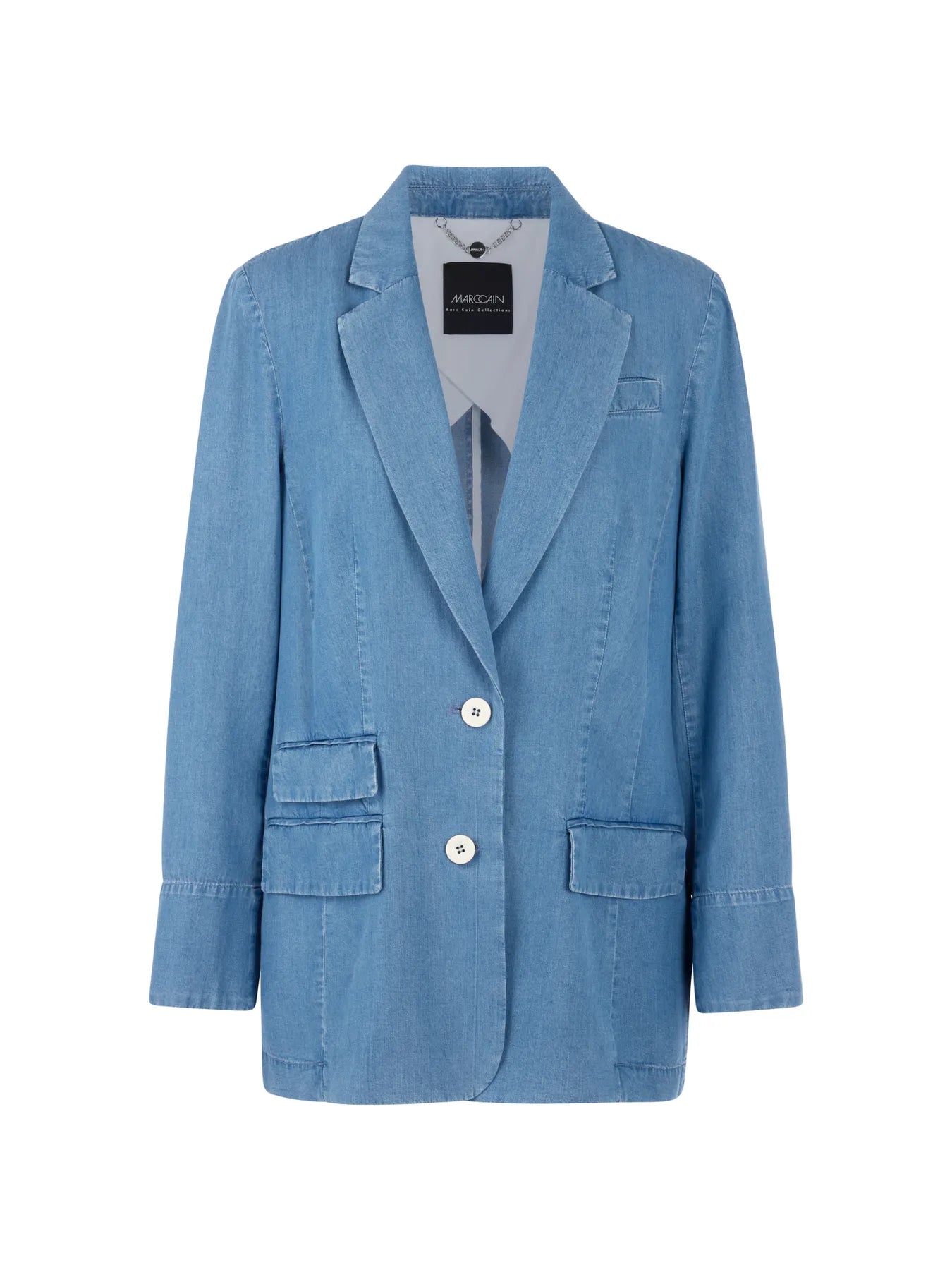 MARC CAIN 
                
                                            AC 34.24 D63 Oversize Denim-Blazer Rethink Together light denim