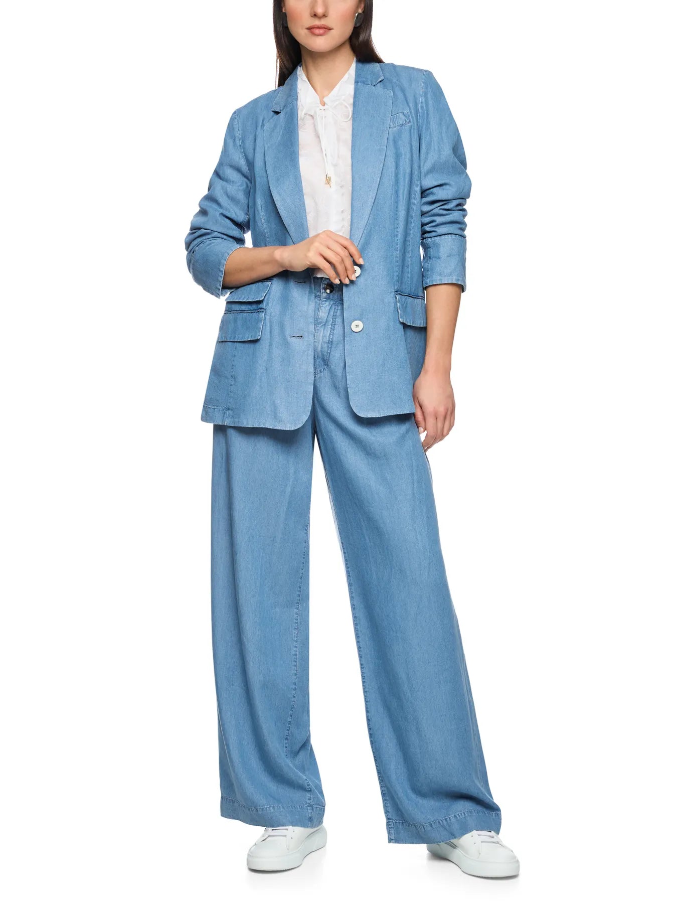 MARC CAIN 
                
                                            AC 34.24 D63 Oversize Denim-Blazer Rethink Together light denim