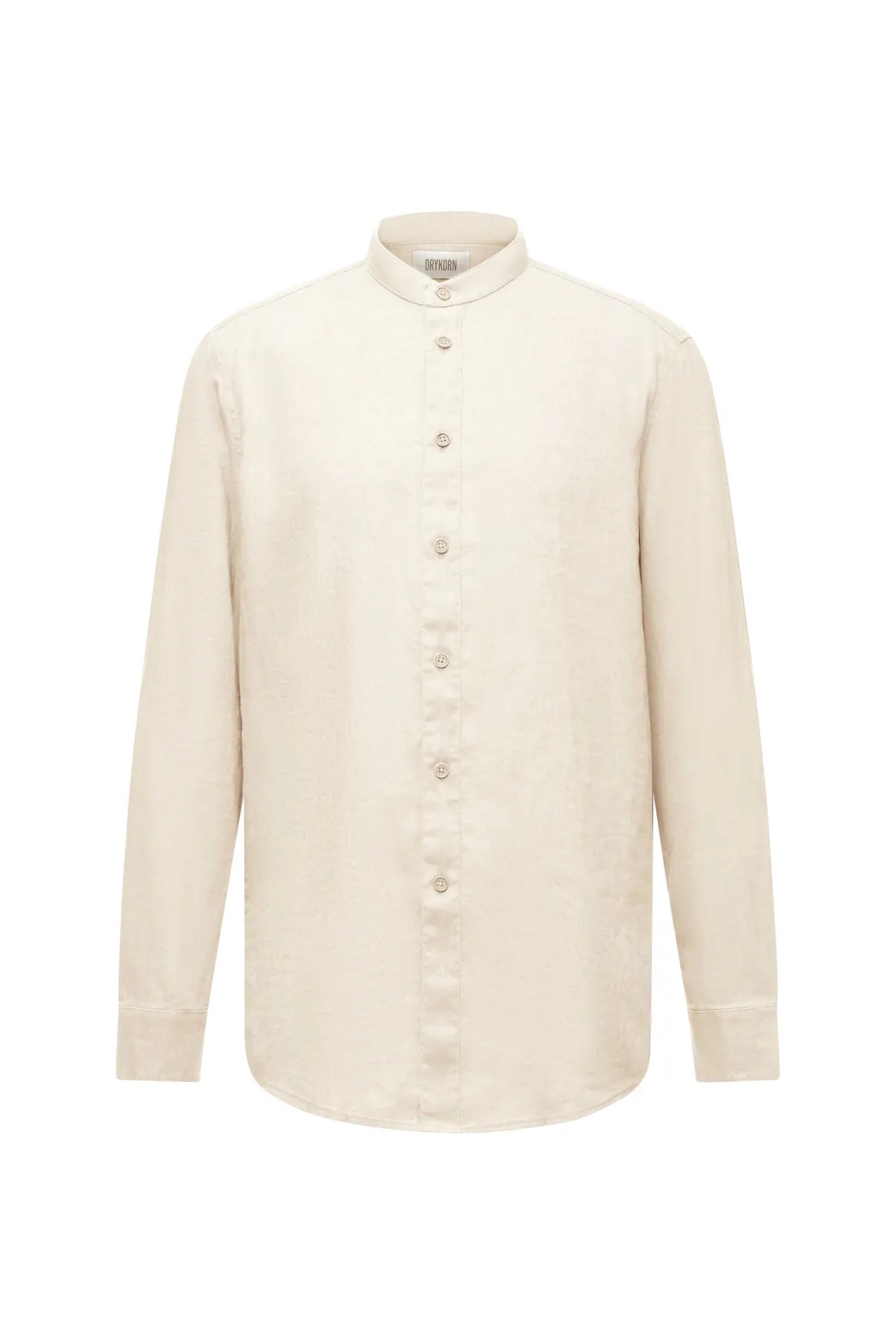 DRYKORN 126106 TALOC 10 HEMD IN LEINEN-MIX BEIGE 1821