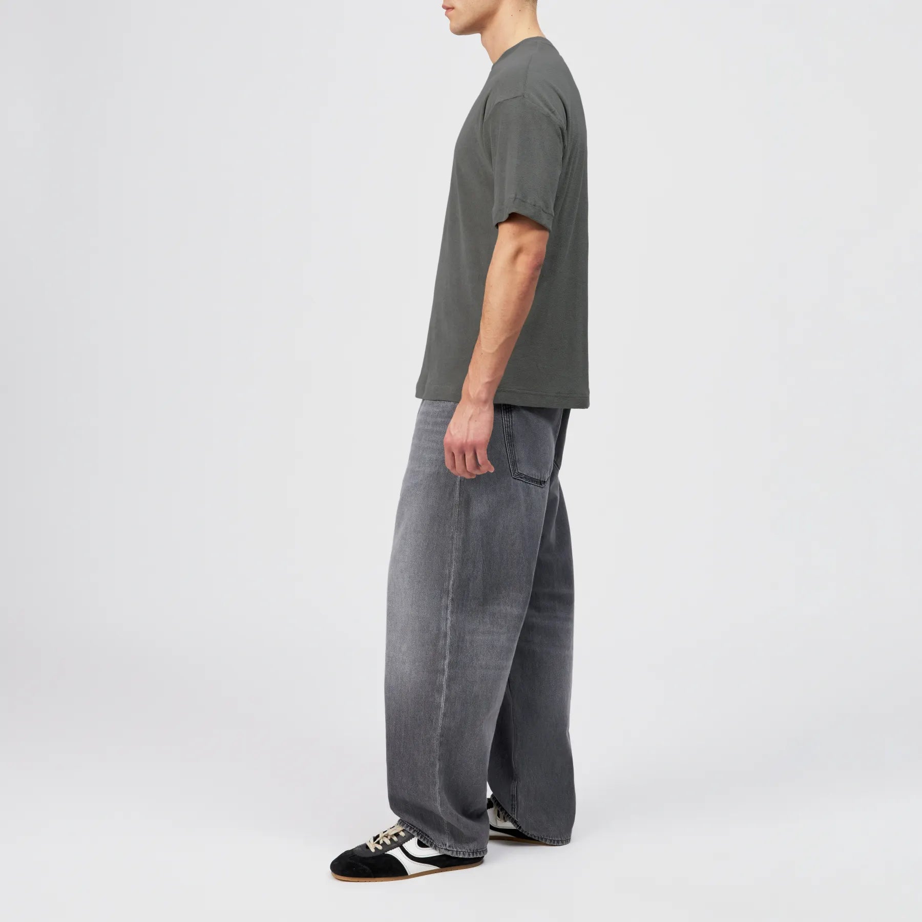 DRYKORN 520245 KAYRO 10 T-Shirt in Frottee-Baumwolle Grün 2214