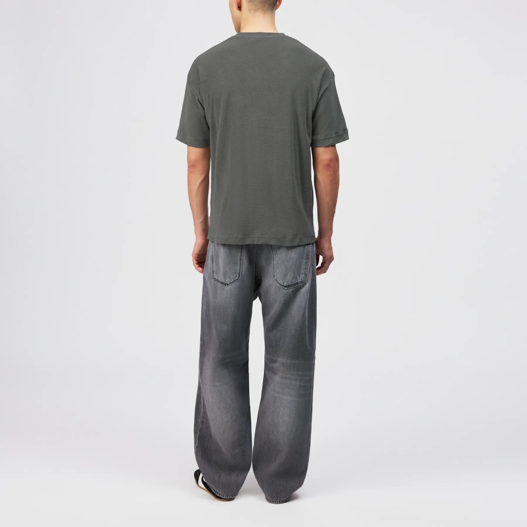 DRYKORN 520245 KAYRO 10 T-Shirt in Frottee-Baumwolle Grün 2214