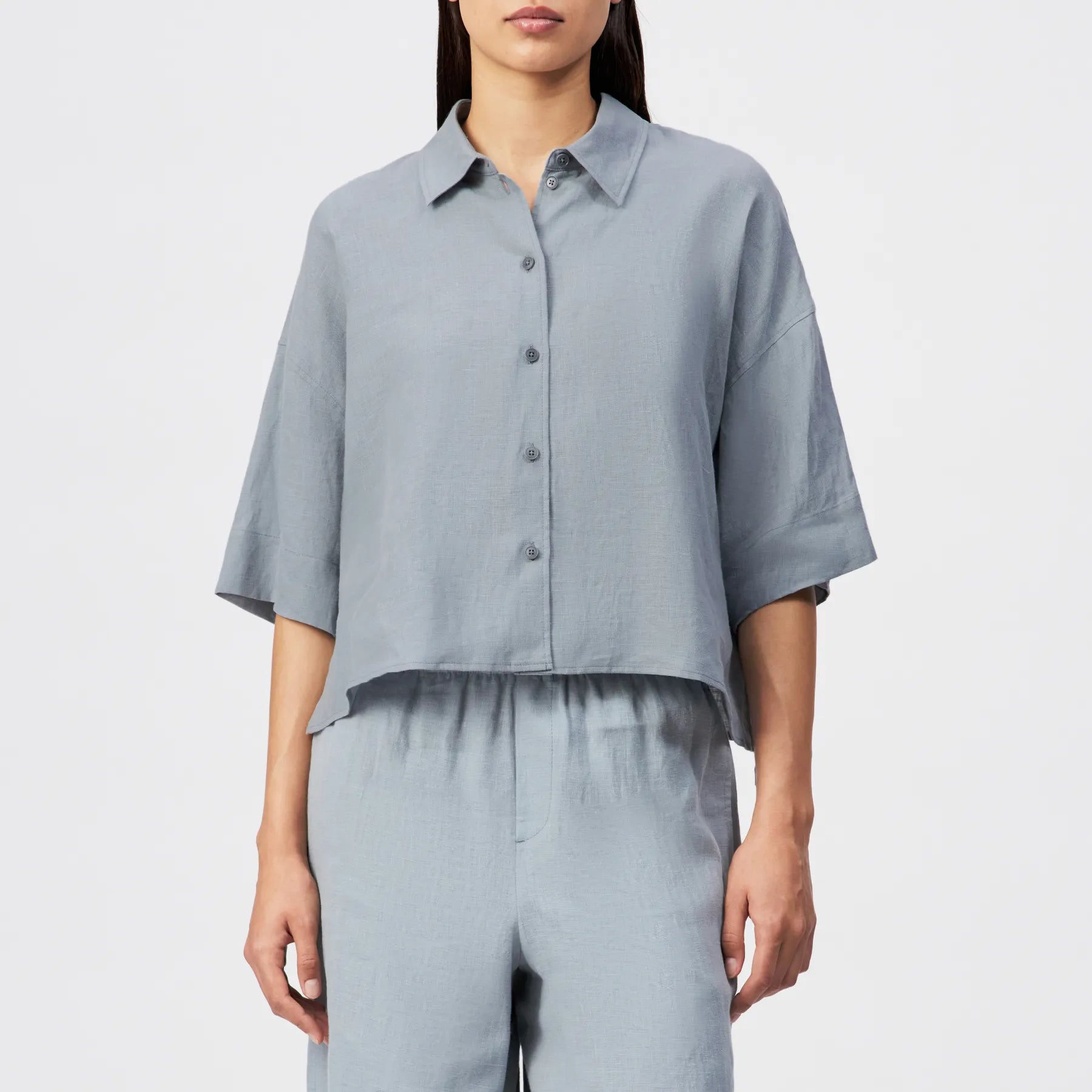 DRYKORN 126082 YARIKA 10 Damen Bluse blue 3605