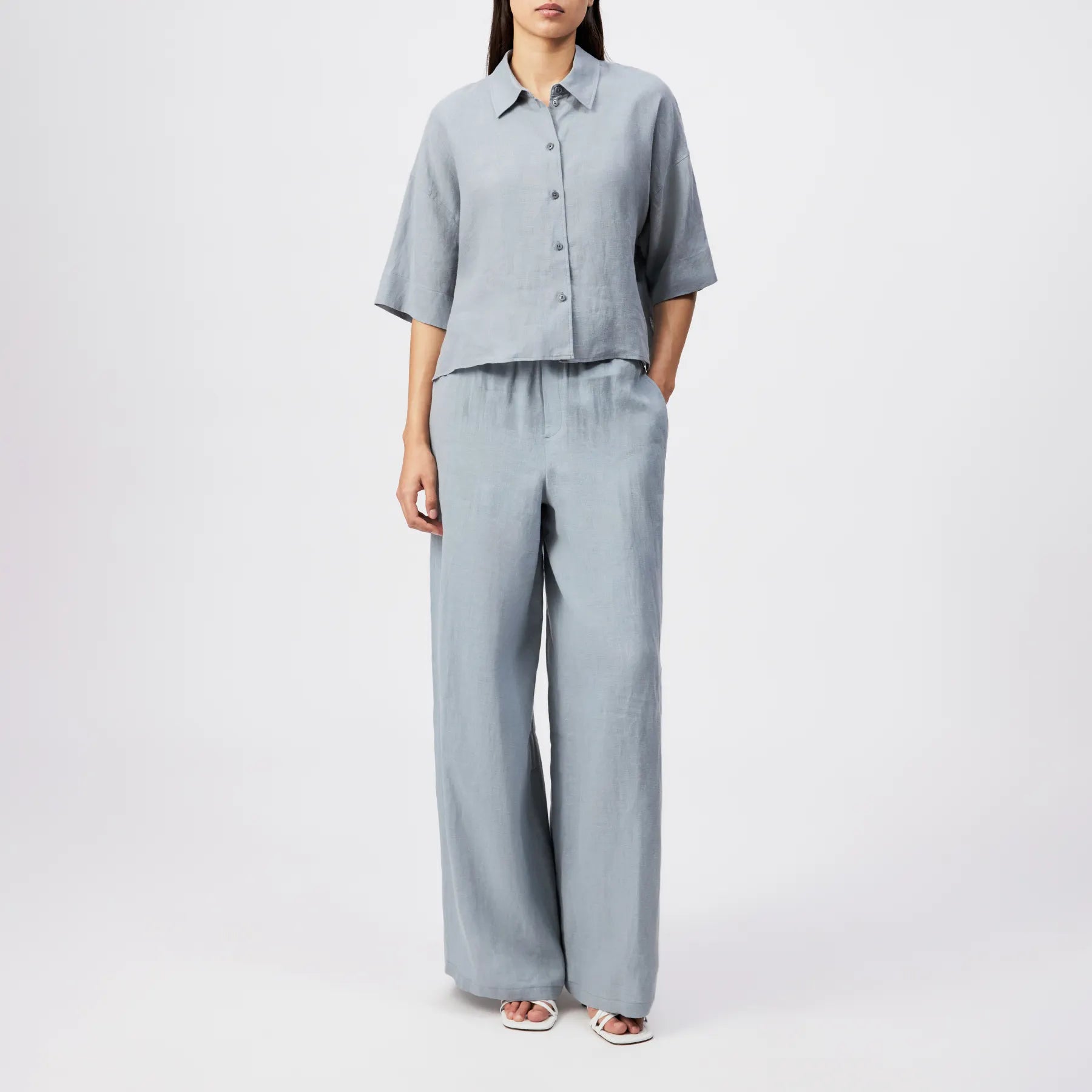 DRYKORN 126082 YARIKA 10 Damen Bluse blue 3605