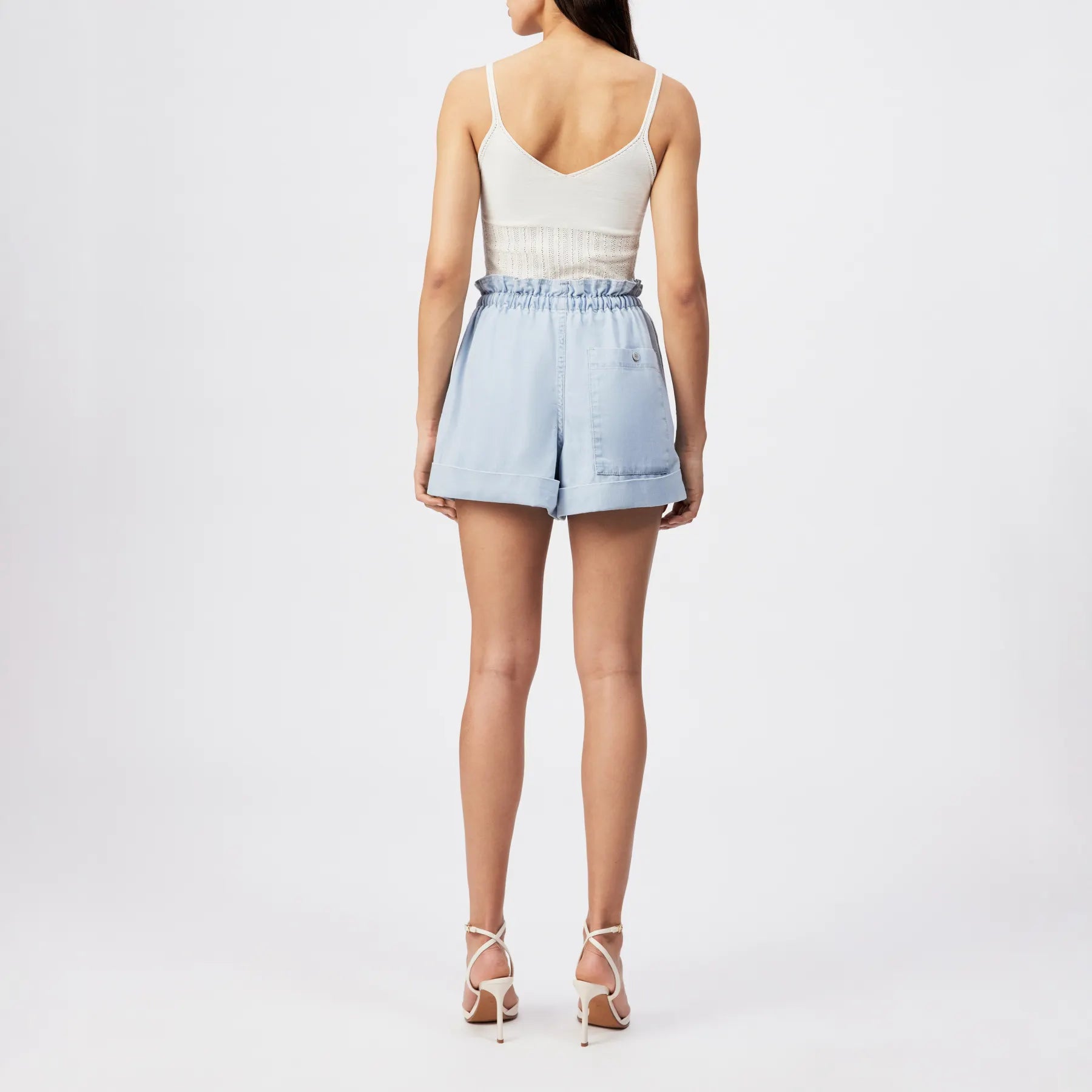 DRYKORN  260226 EDICT 10 PAPERBAG SHORTS BLAU 3700