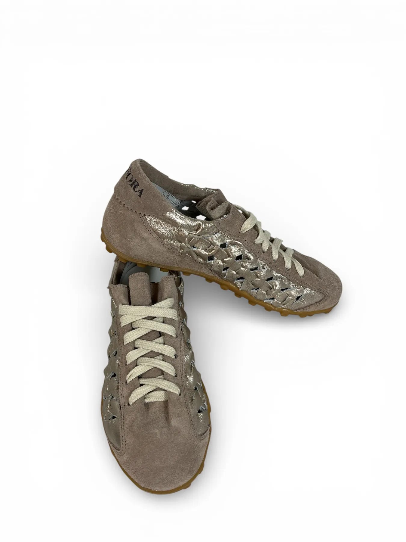 ANDIA FORA DOVER PLAY NET SUEDE DAMEN SNEAKER TORTORA