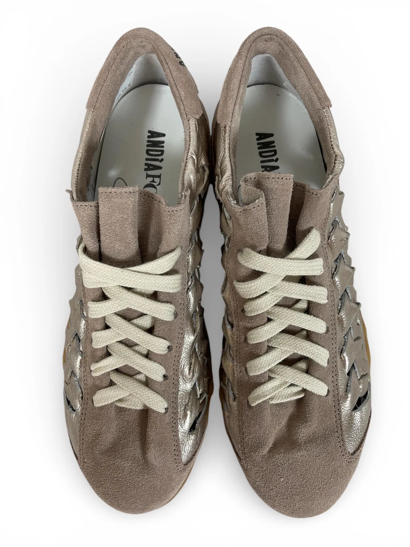 ANDIA FORA DOVER PLAY NET SUEDE DAMEN SNEAKER TORTORA