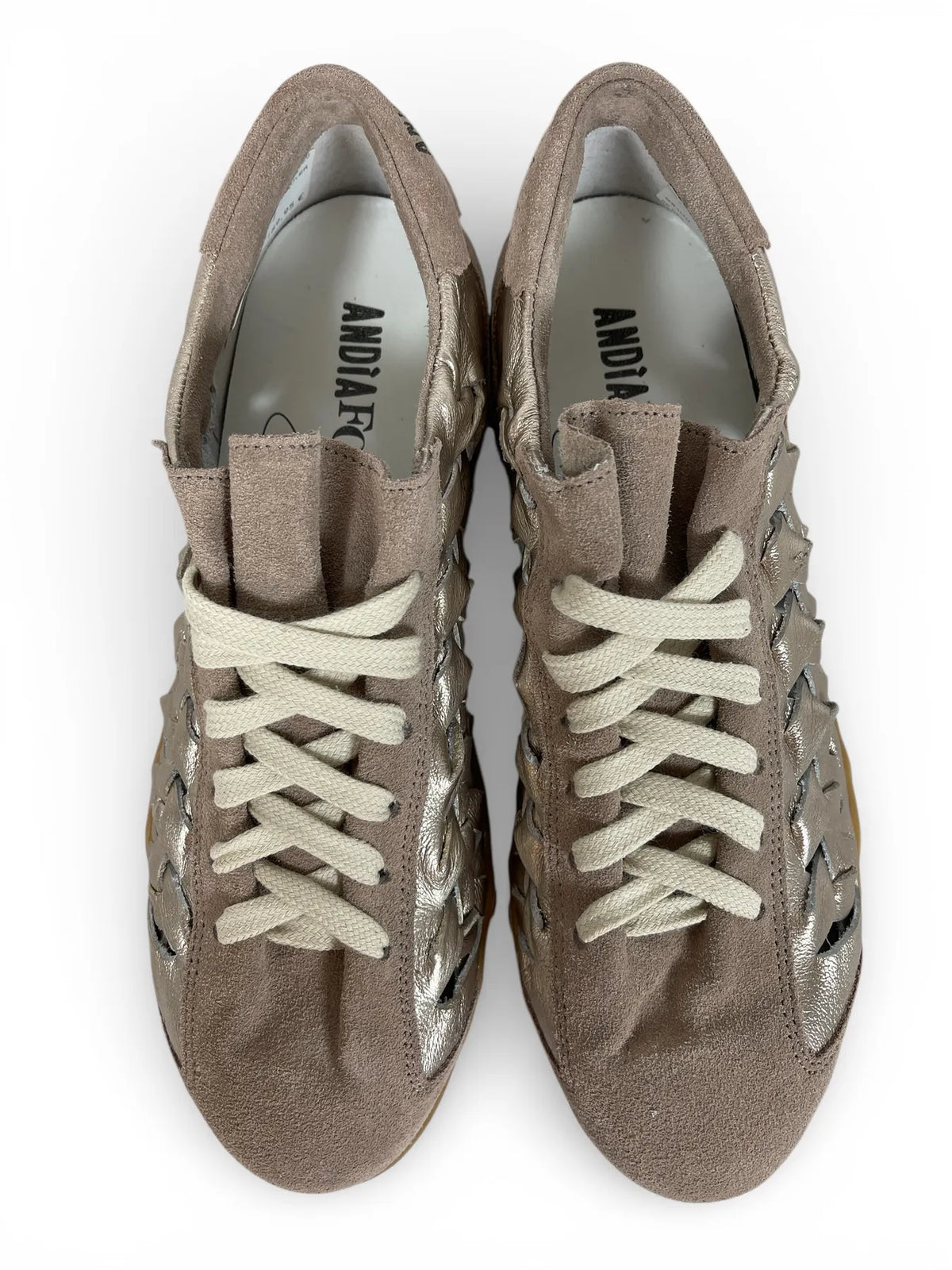 ANDIA FORA DOVER PLAY NET SUEDE DAMEN SNEAKER TORTORA