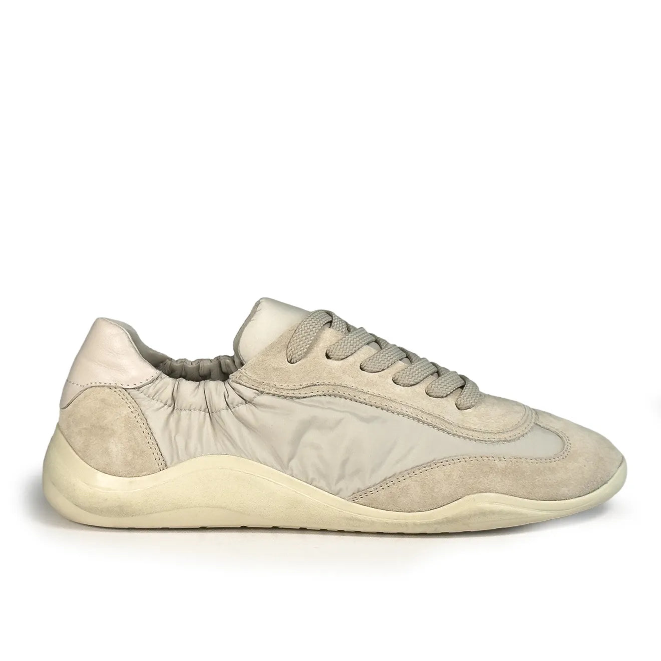 VIC MATIE 5102 SENSE LEDER-MIX SNEAKER BEIGE