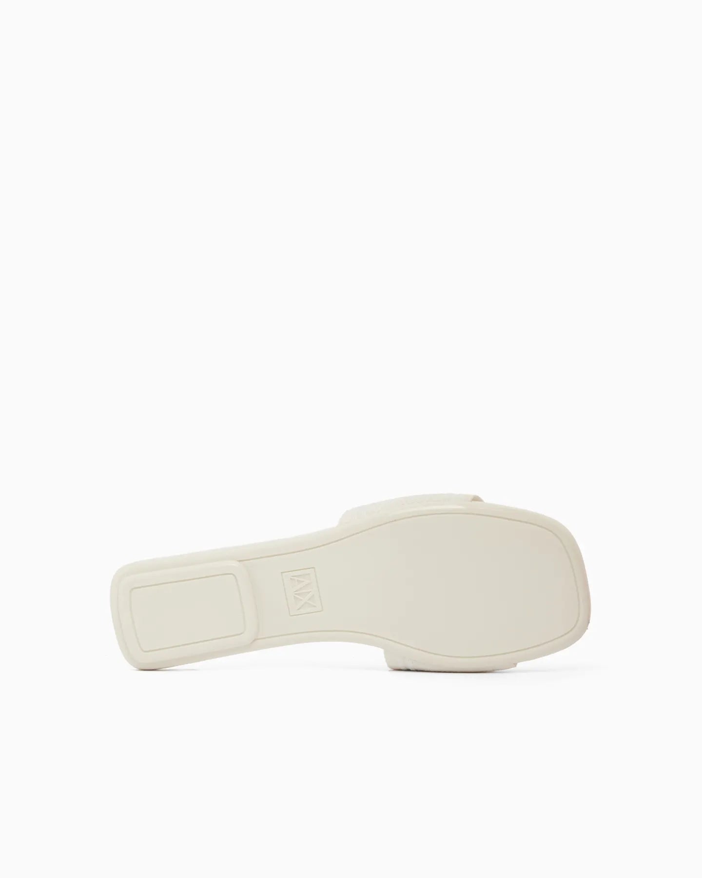 ARMANI XW002569 AF22793 Damen Pantoletten Weiß