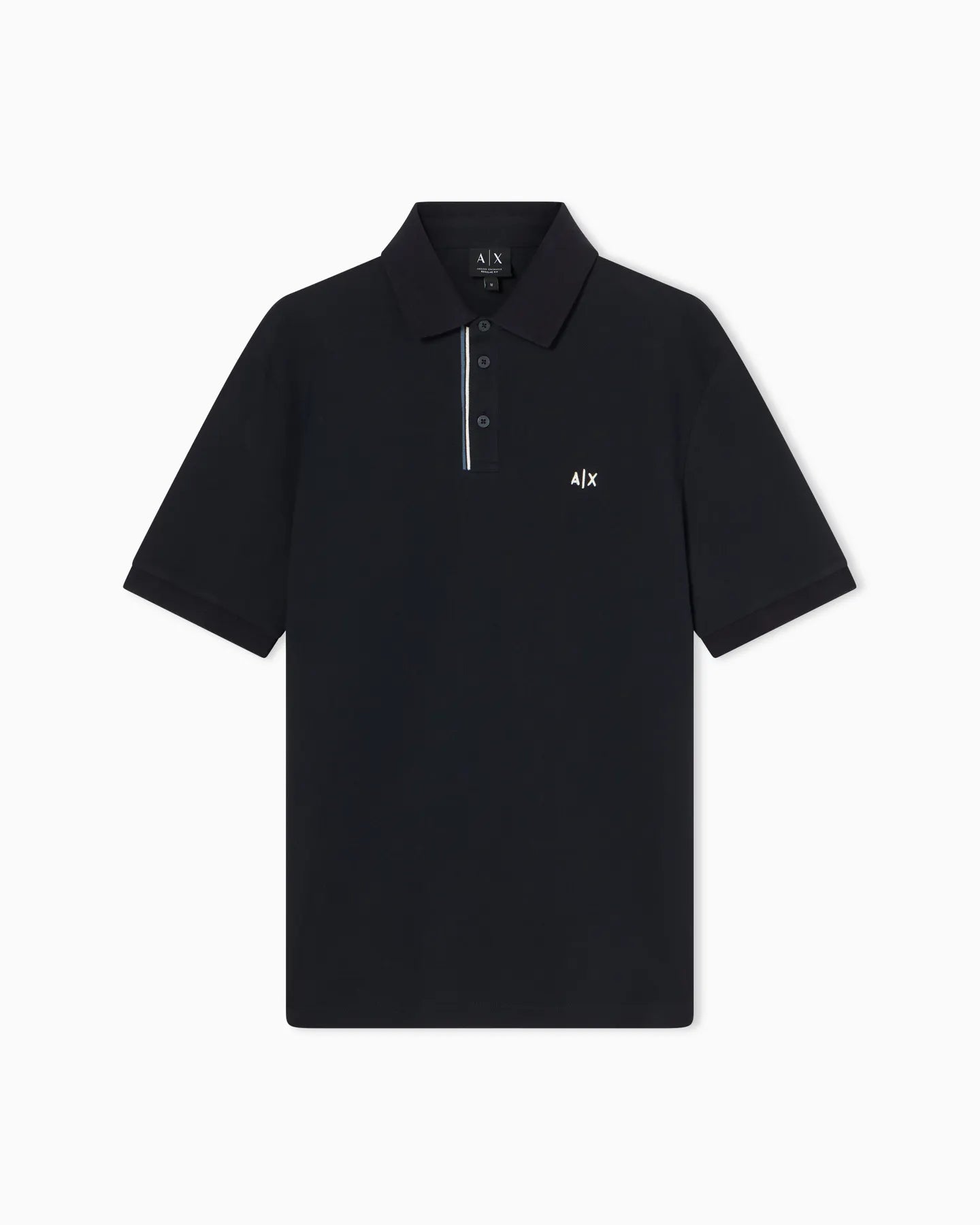 ARMANI XM002067 AF10366 PIQUE POLO SHIRT DEEP NAVY UB101