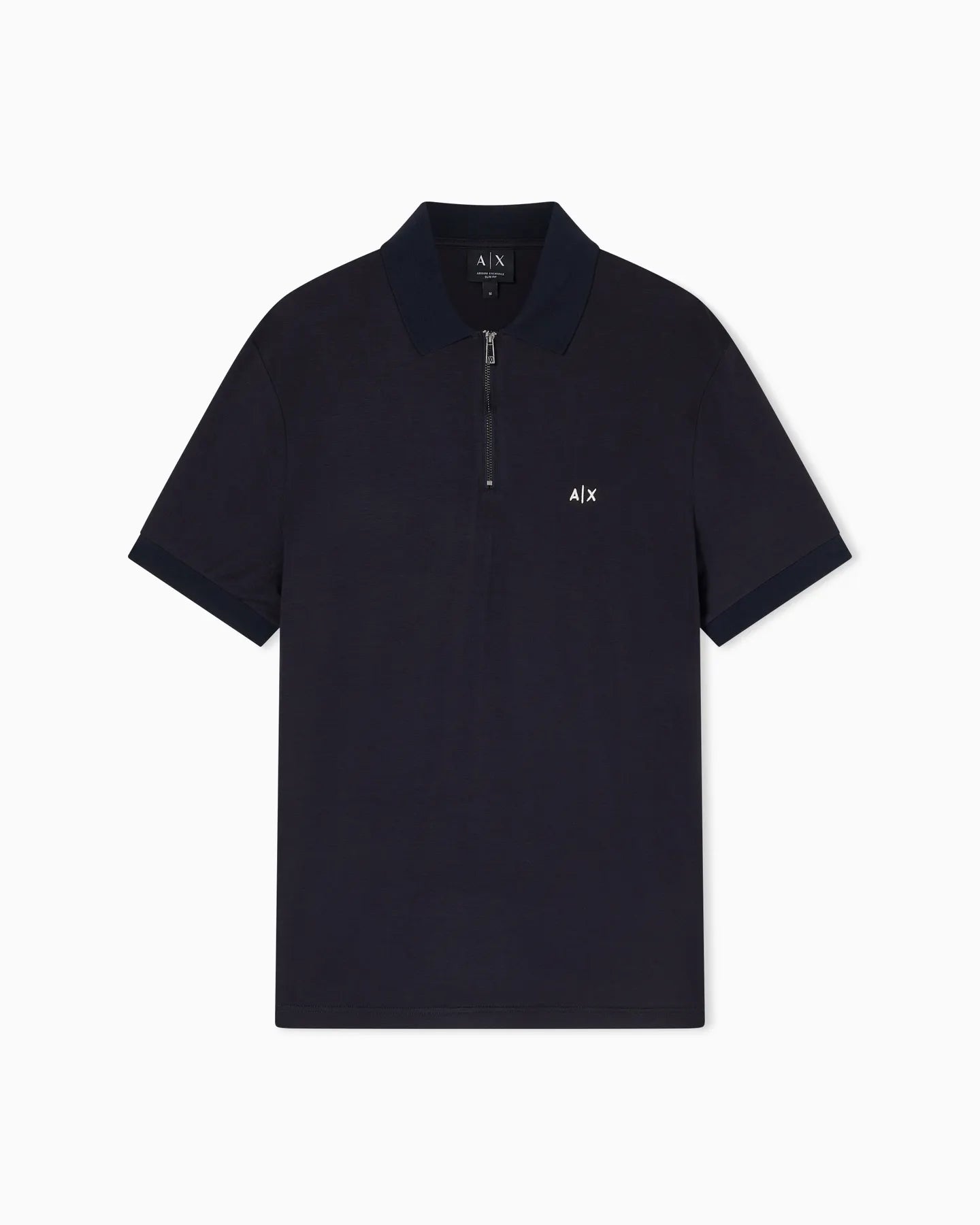 ARMANI XM002372 AF21936 ZIP POLOSHIRT DEEP NAVY UB101
