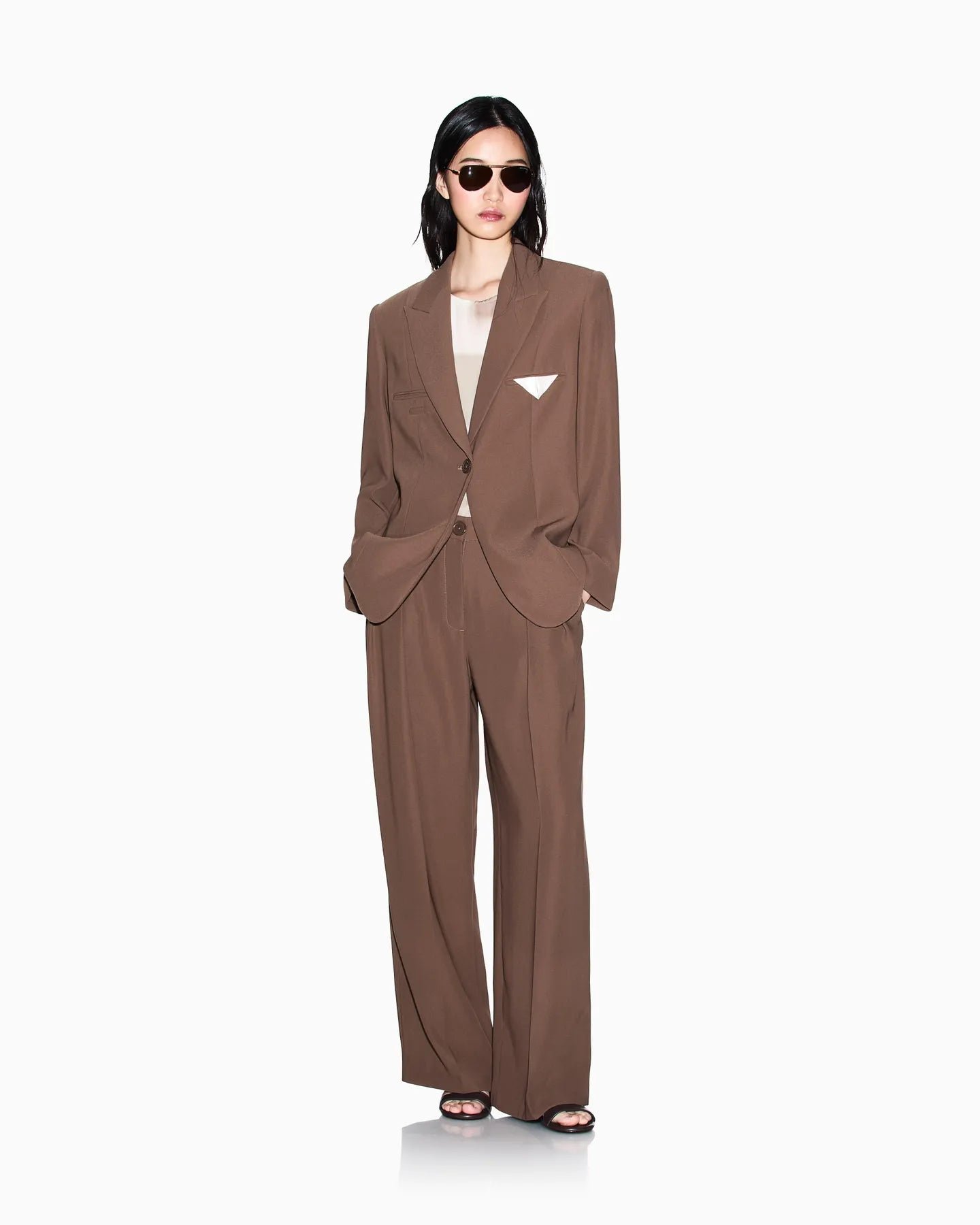 ARMANI XW001939 AF21529 DAMEN HOSE BRAUN EARTH