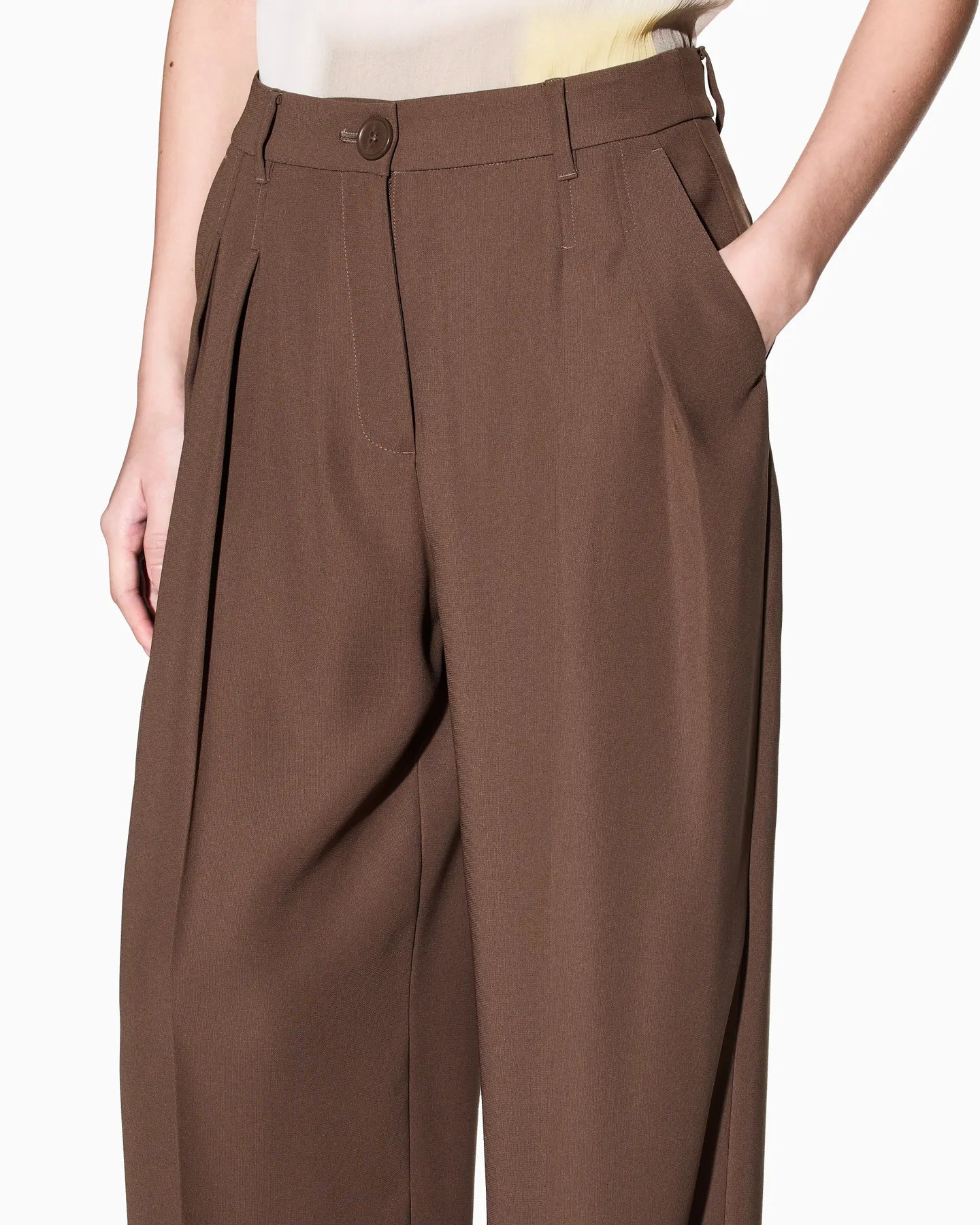ARMANI XW001939 AF21529 DAMEN HOSE BRAUN EARTH