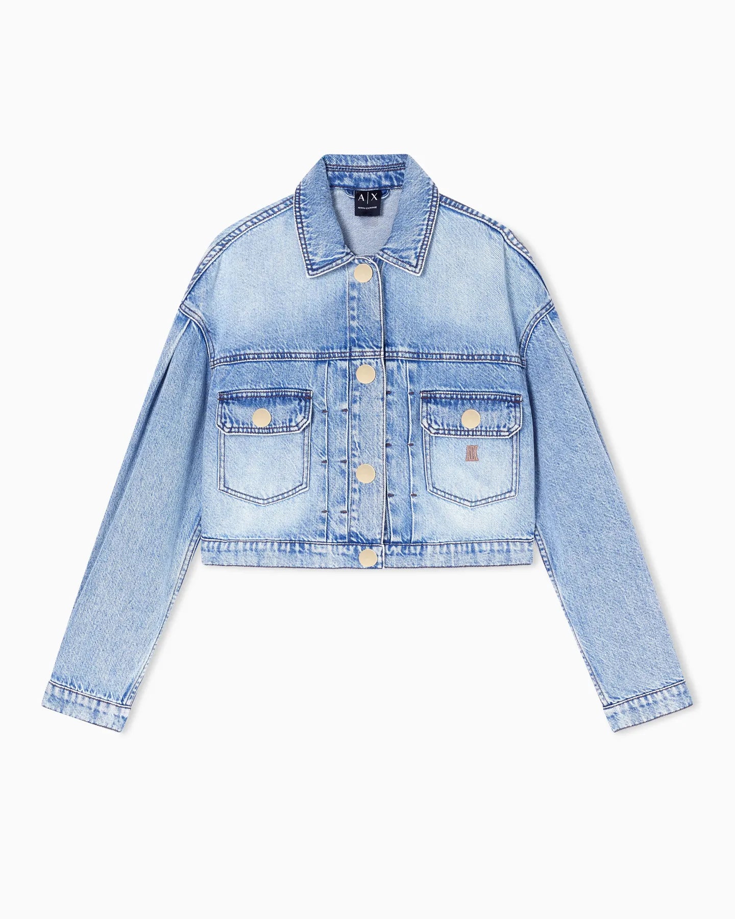 ARMANI  XW002260 AF21338 JEANS JACKE KURZ BLUE DENIM MB001
