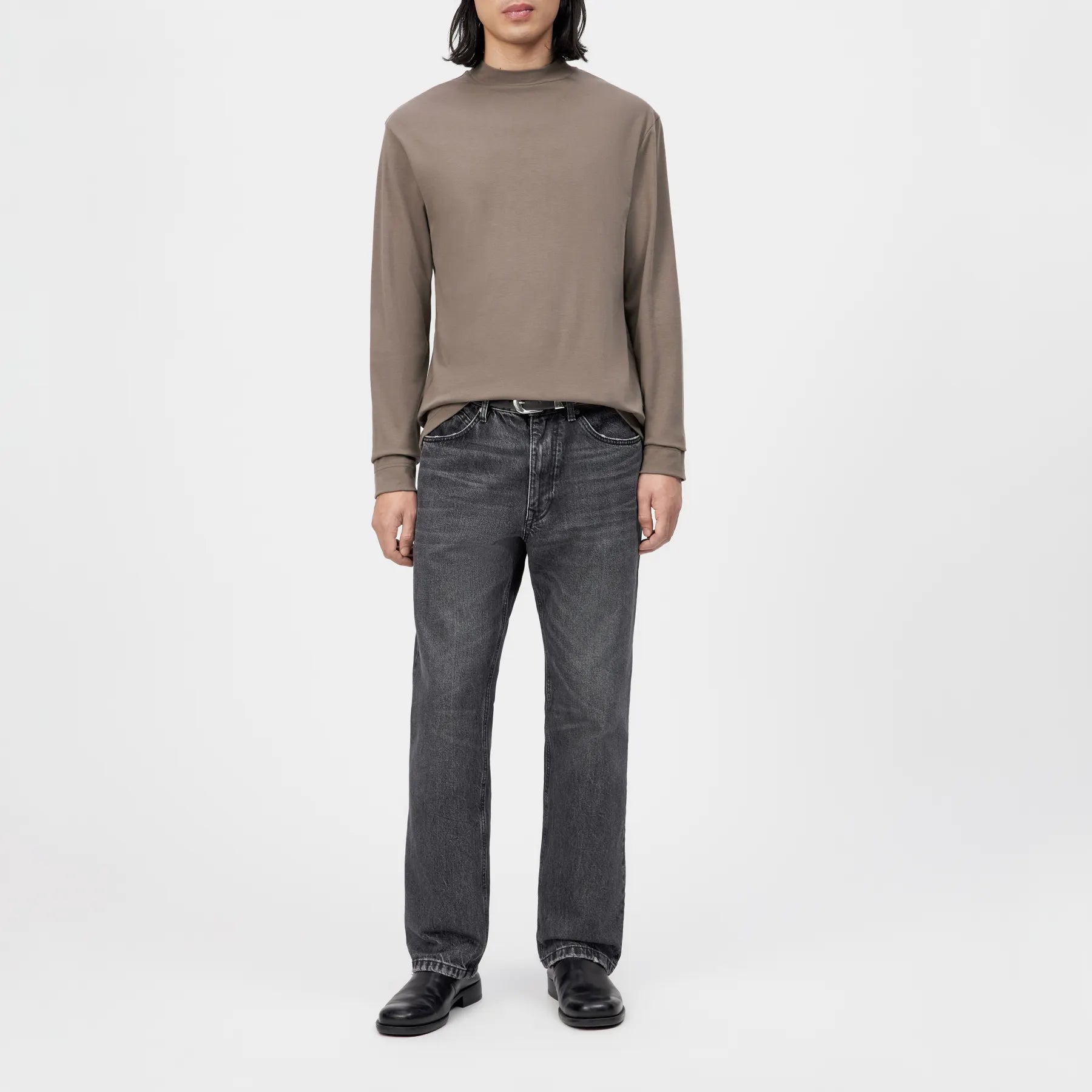 DRYKORN 520224 MORITZO LONGSLEEVE LANGARM SHIRT STEHKRAGEN BRAUN 1205