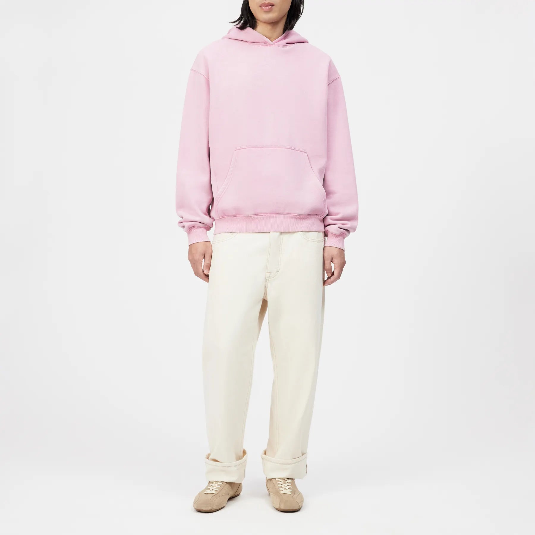 DRYKORN 522177 KAMILIO HERREN HOODIE PULLOVER ROSA 5704