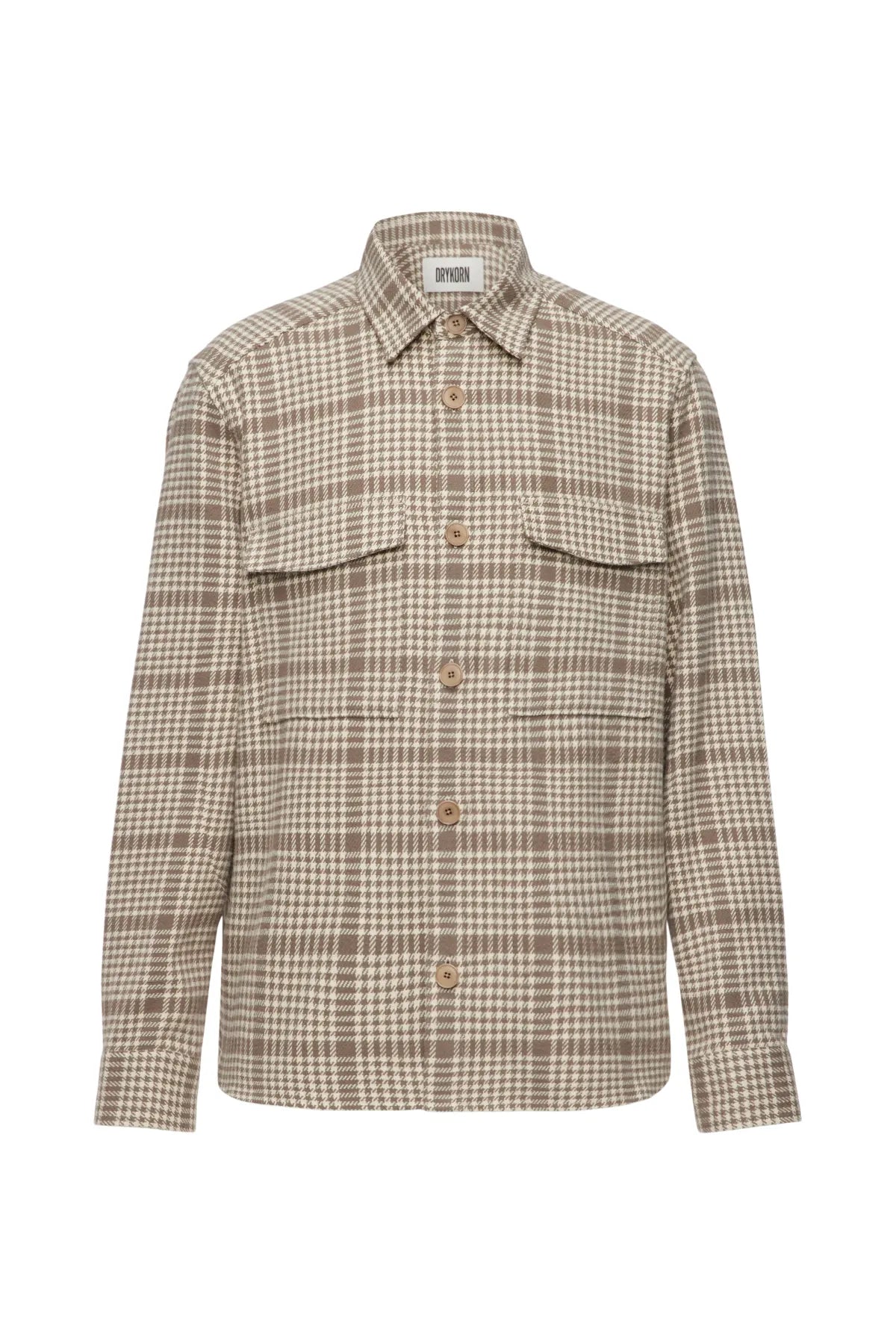 DRYKORN 146529 GUNRAY 10 HEMD OVERSHIRT BRAUN 1205