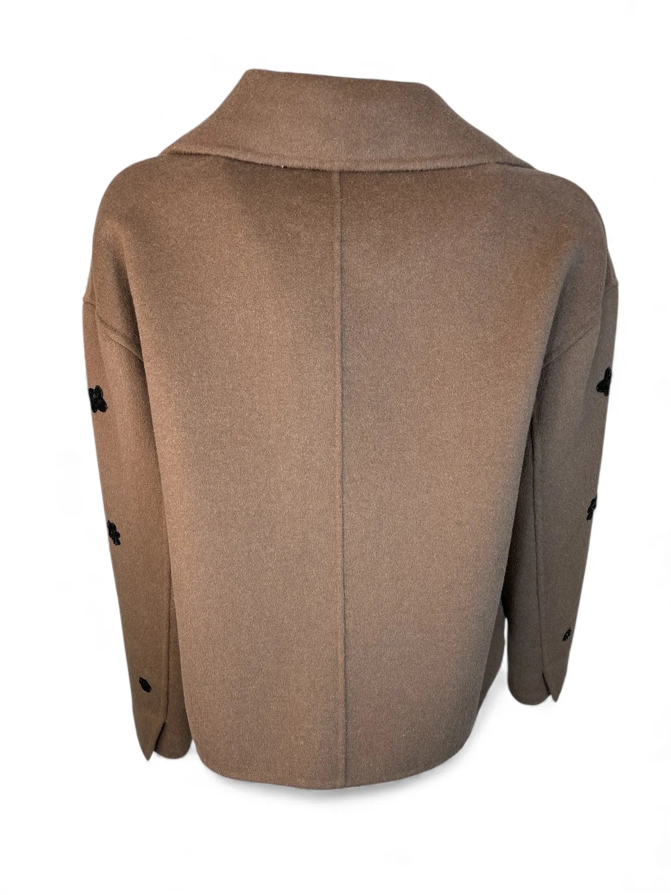 VICOLO RF0002 DAMEN WOLLJACKE PAILLETTEN TABACCO