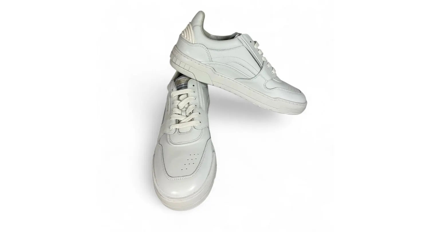 VAN BOMMEL  SFM-10185-60-01 Floris Sport White Calf leather Sneakers White Weiß