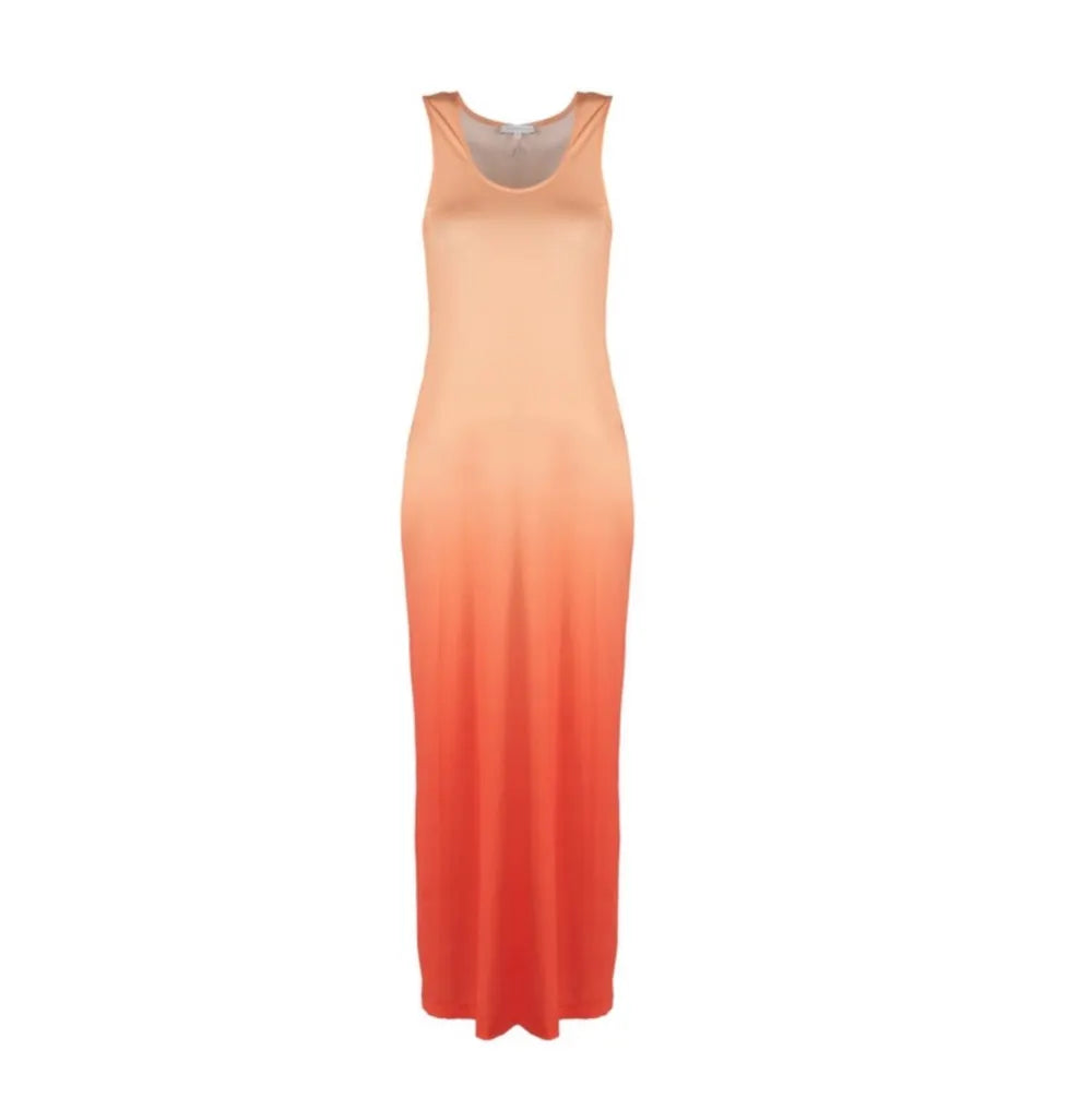 PATRIZIA PEPE 8A1184 J140 MAXIKLEID ORANGE F4H4