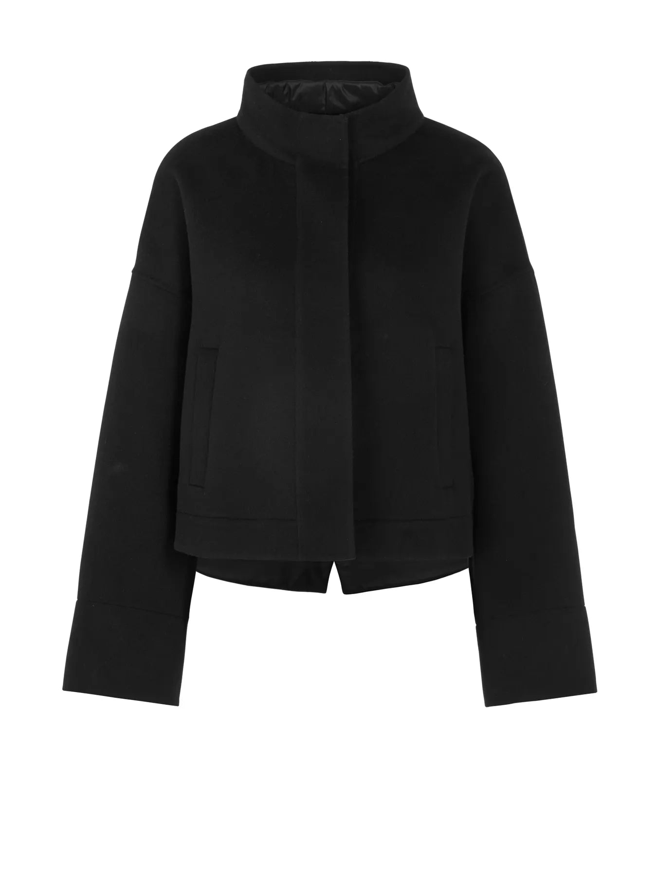 MARC CAIN 
                
                                            AC 12.02 W33 Wolljacke mit Kapuze Black