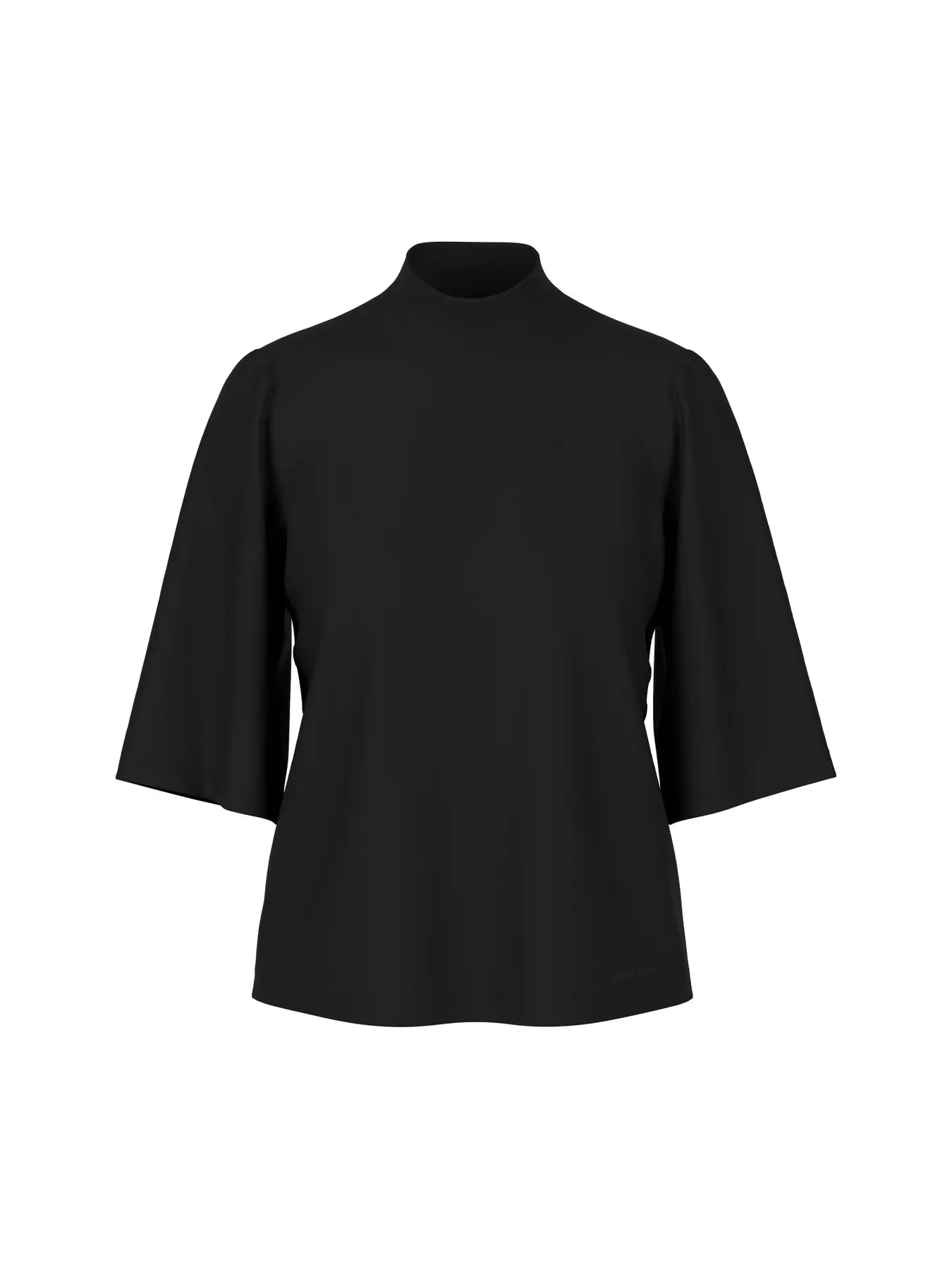 MARC CAIN 
                
                                            AC 48.05 J14 Lockeres T-Shirt mit Stehkragen Black