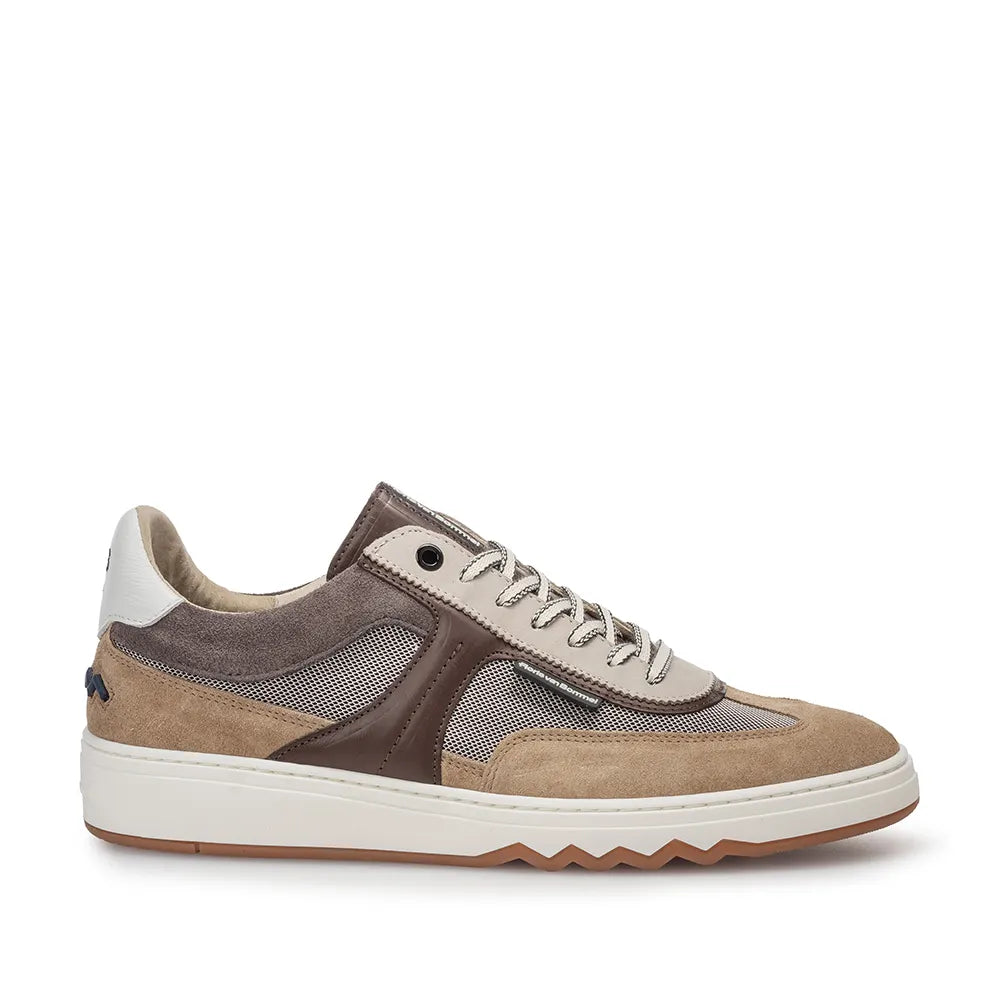VAN BOMMEL  SFM-10216-22-02  HERREN SPORT SNEAKER FLORIS SPORT LIGHT BROWN SUEDE